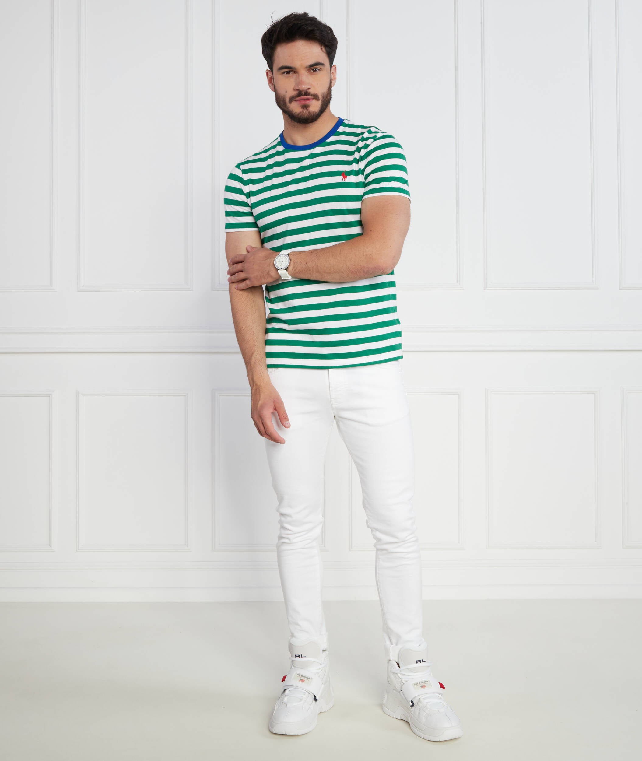 STRIPED JERSEY T-SHIRT