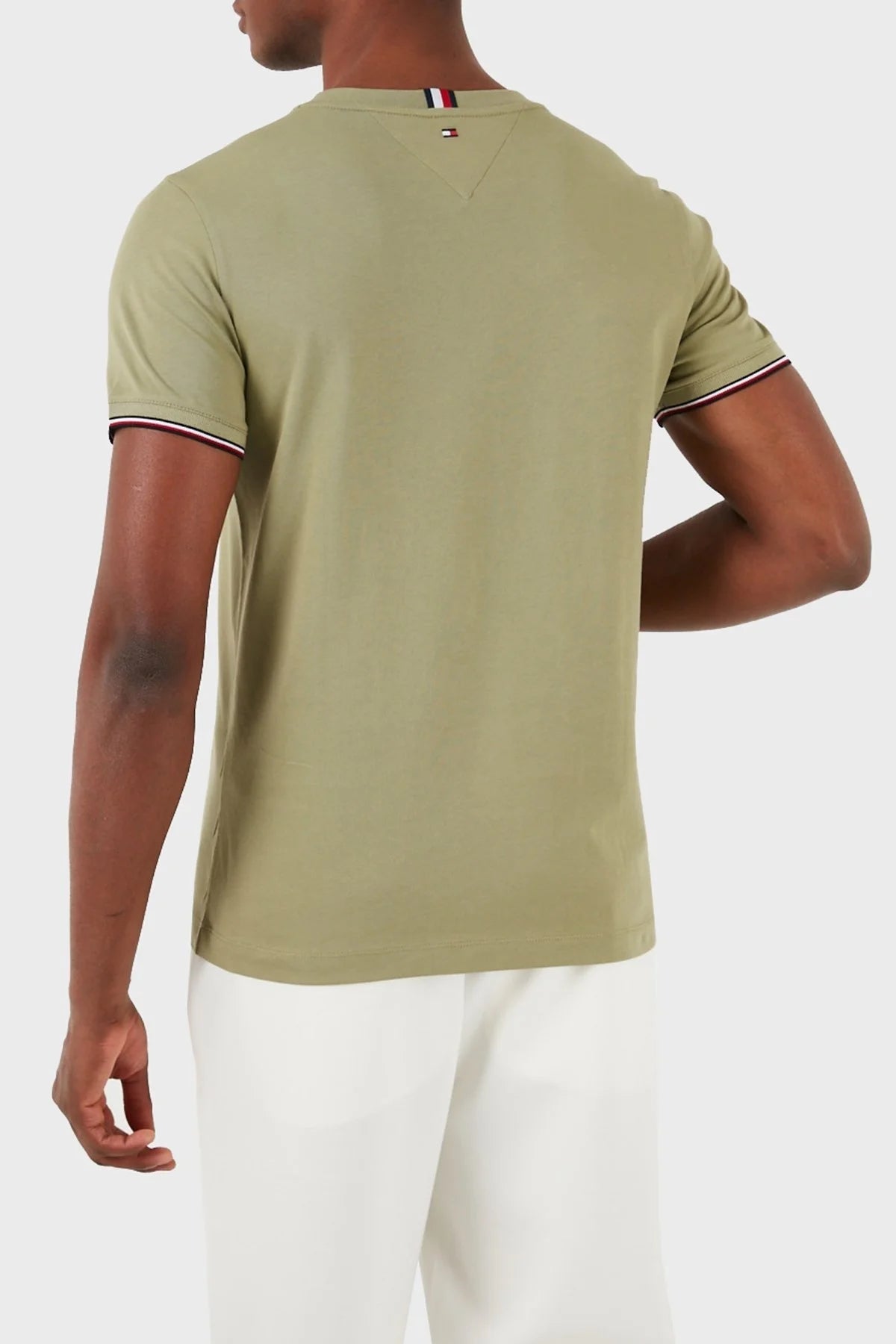 TOMMY LOGO TIPPED TEE