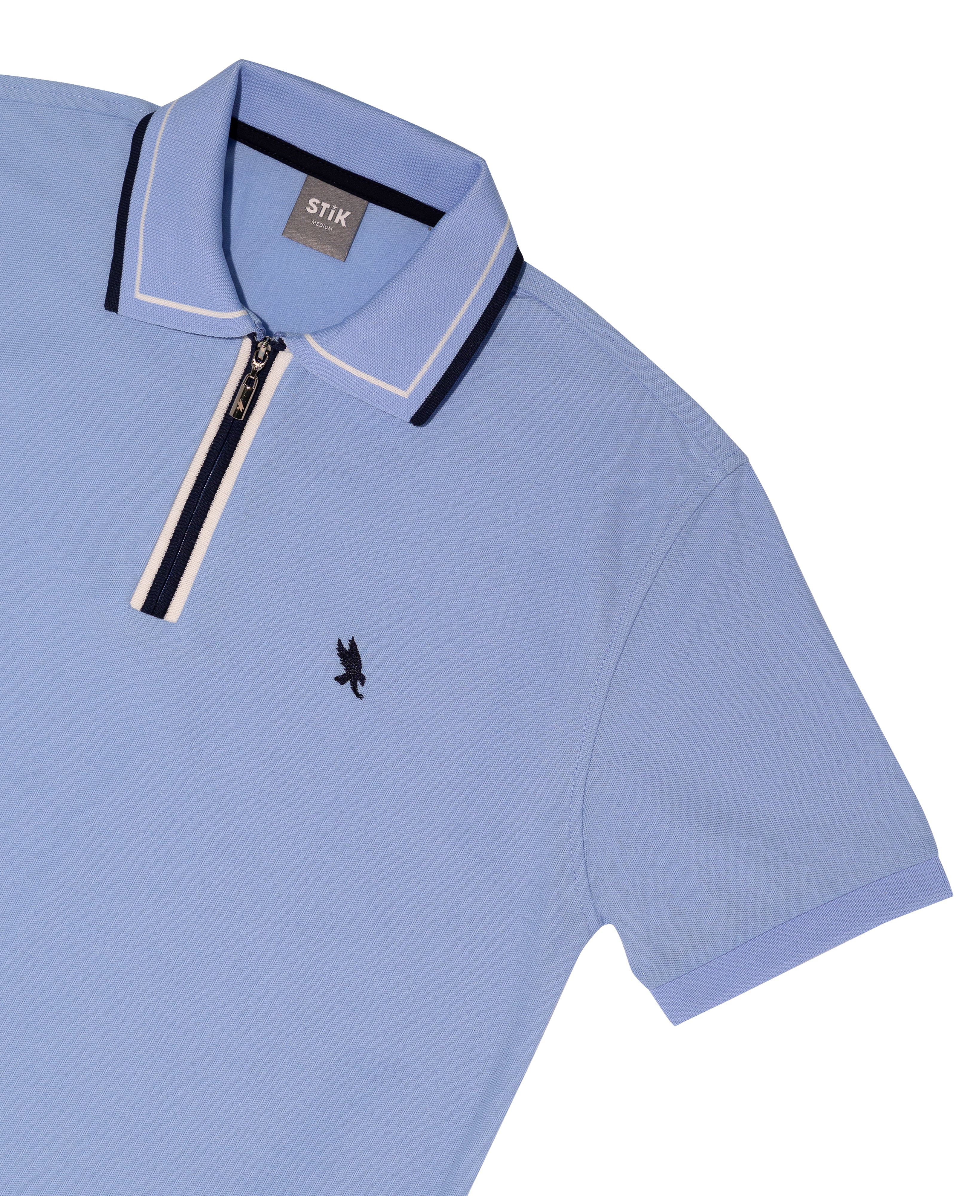 DOUBLE LINE ZIPP POLO