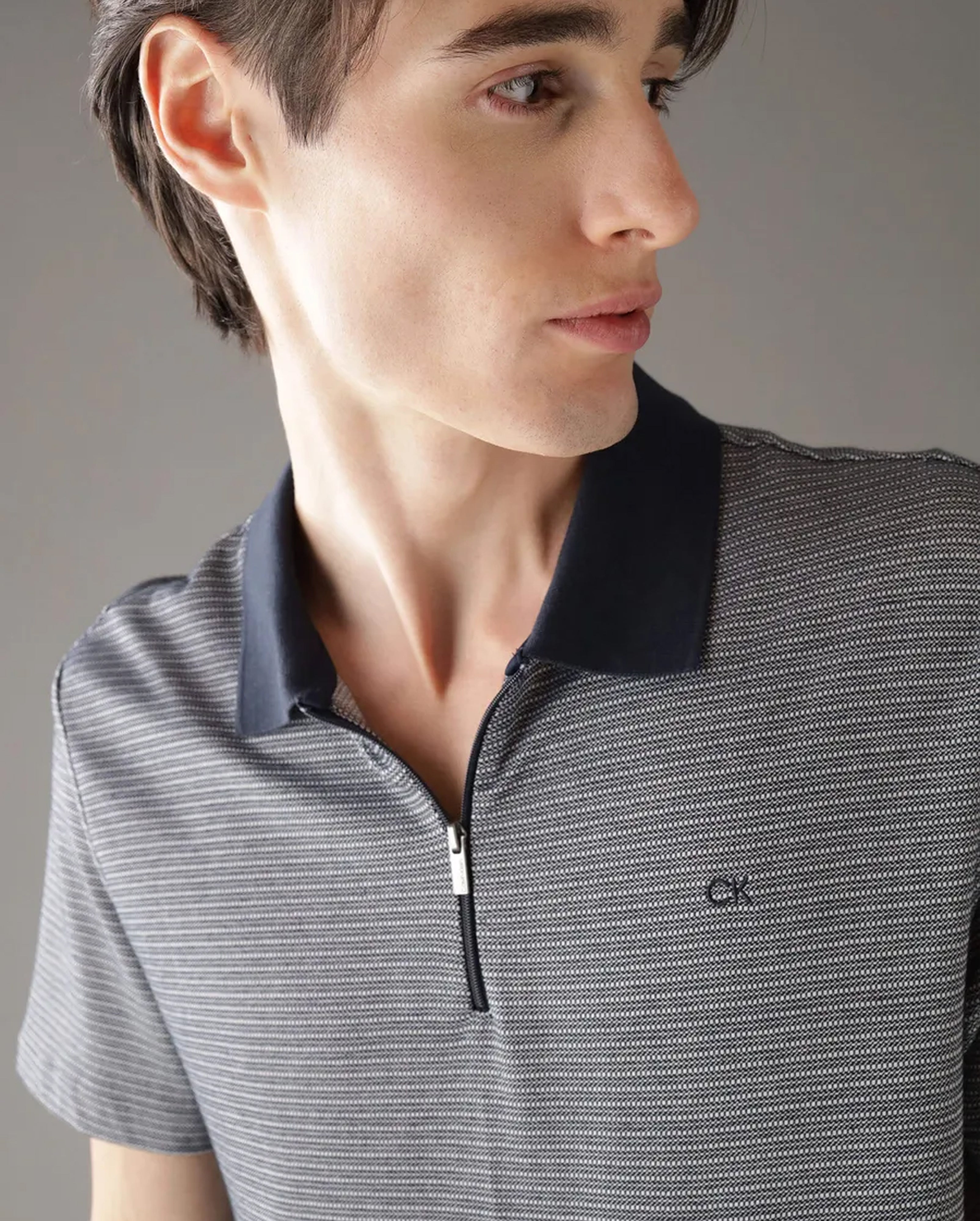 TEXTURED POLO FOR MEN