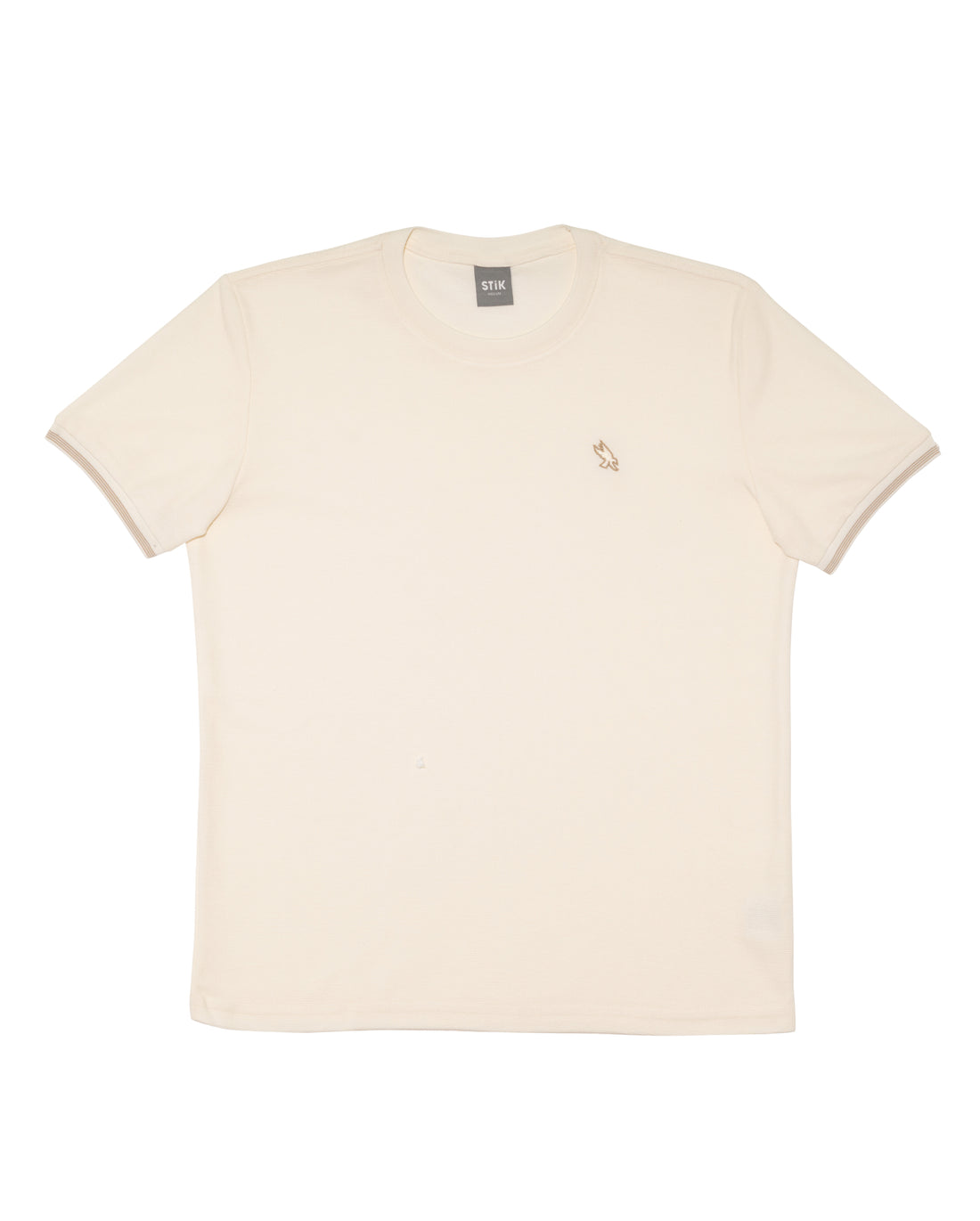 WAFFLE STRIPE CUFF T-SHIRT