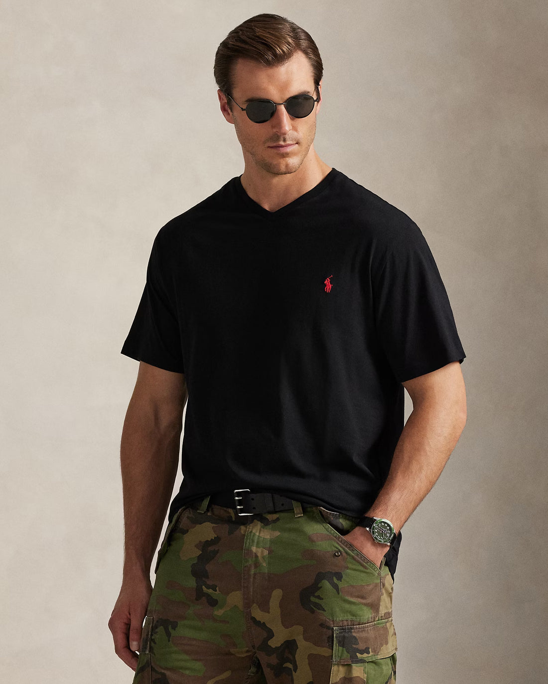 MENS V NECK T-SHIRT