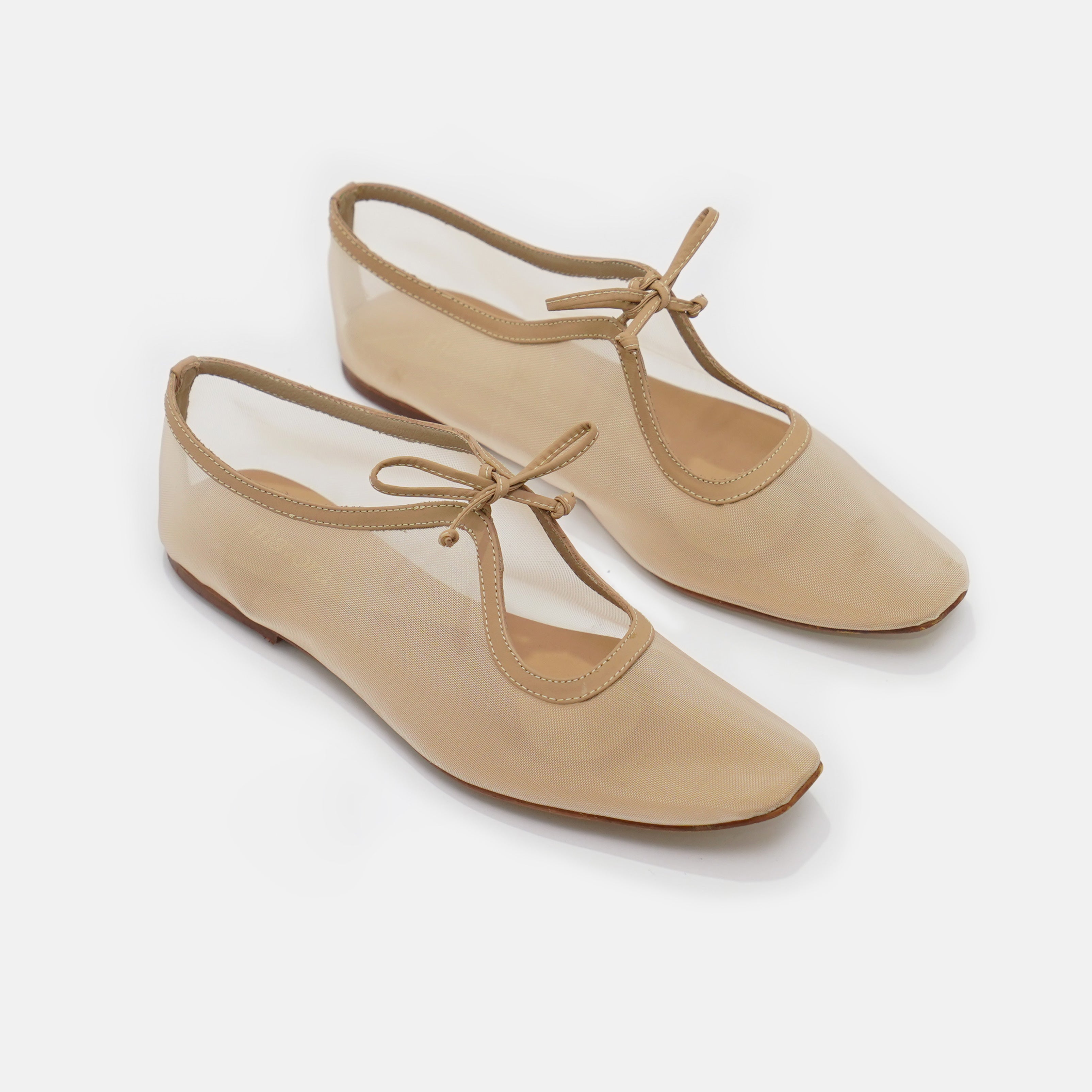 BIANCA NUDE FLATS
