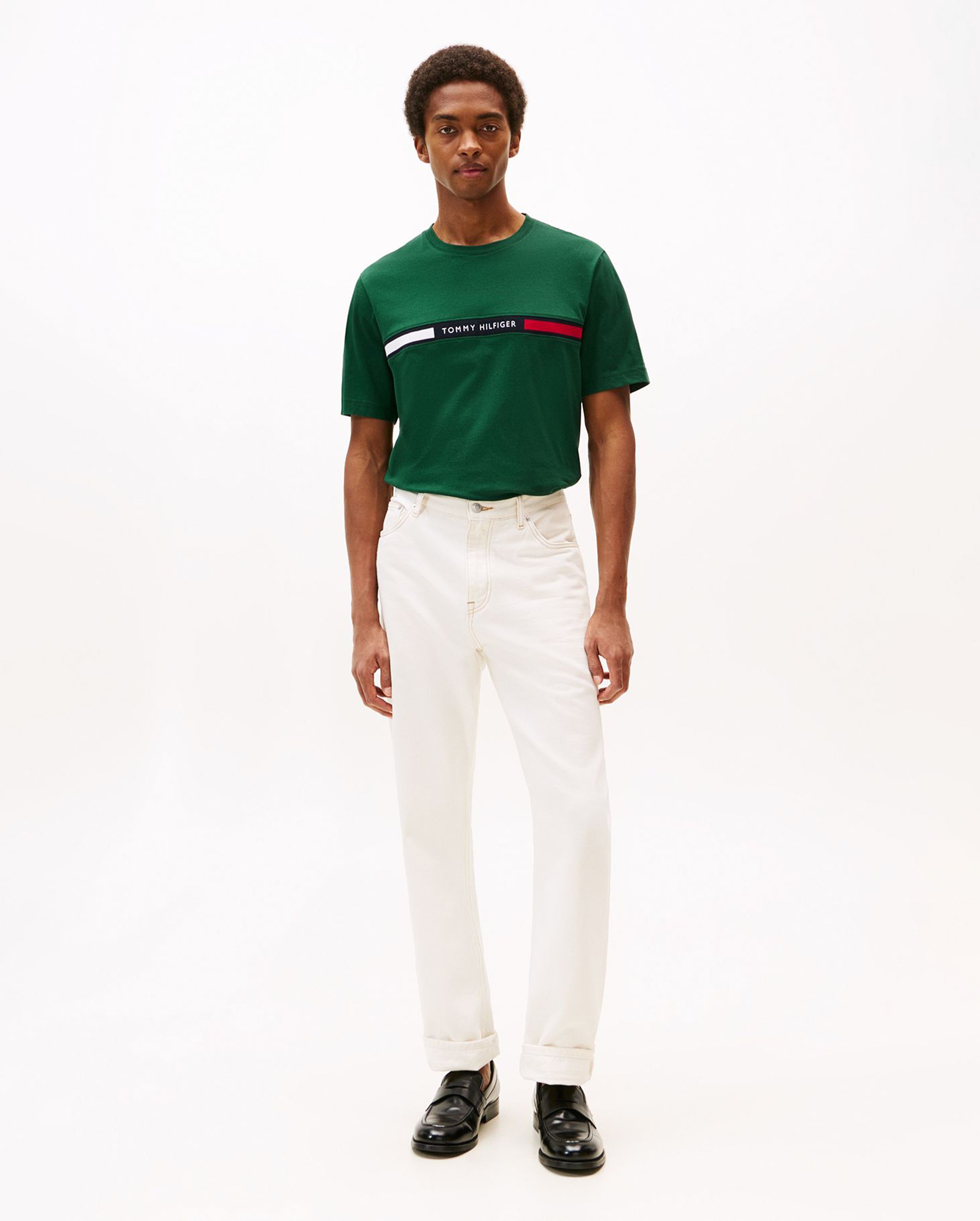 HILFIGER CHEST INSERT TEE