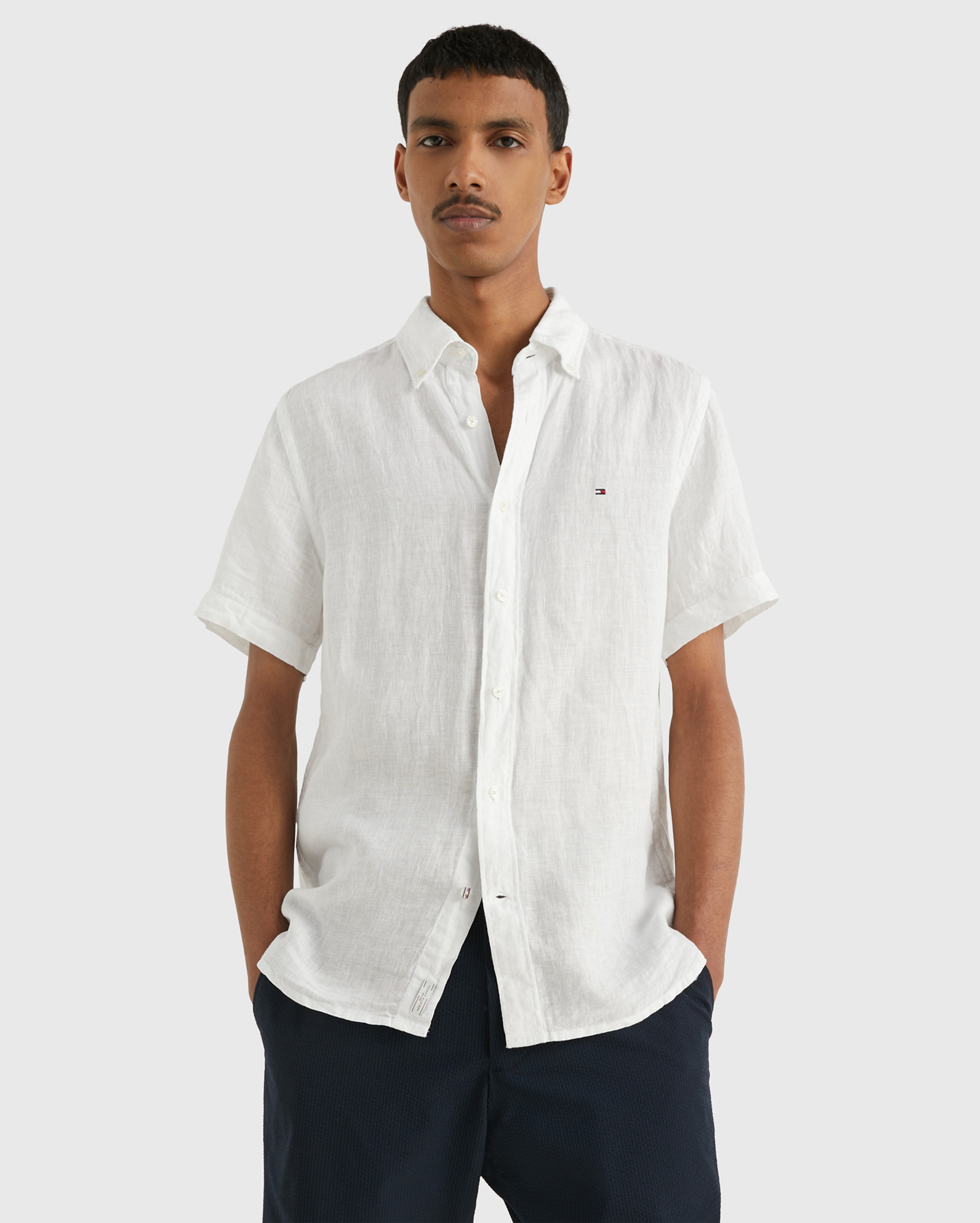 PIGMENT DYED LINEN SHIRT