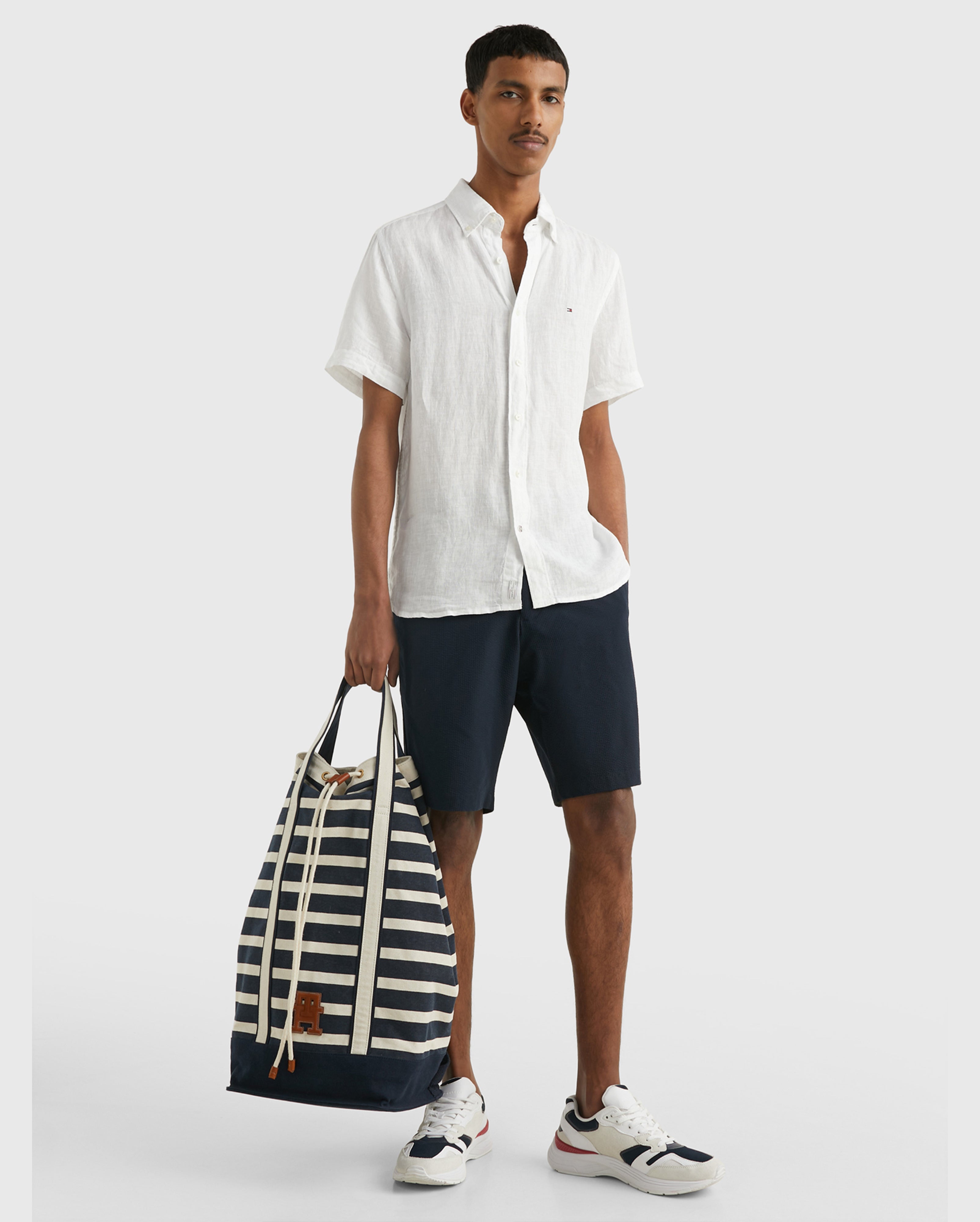 PIGMENT DYED LINEN SHIRT