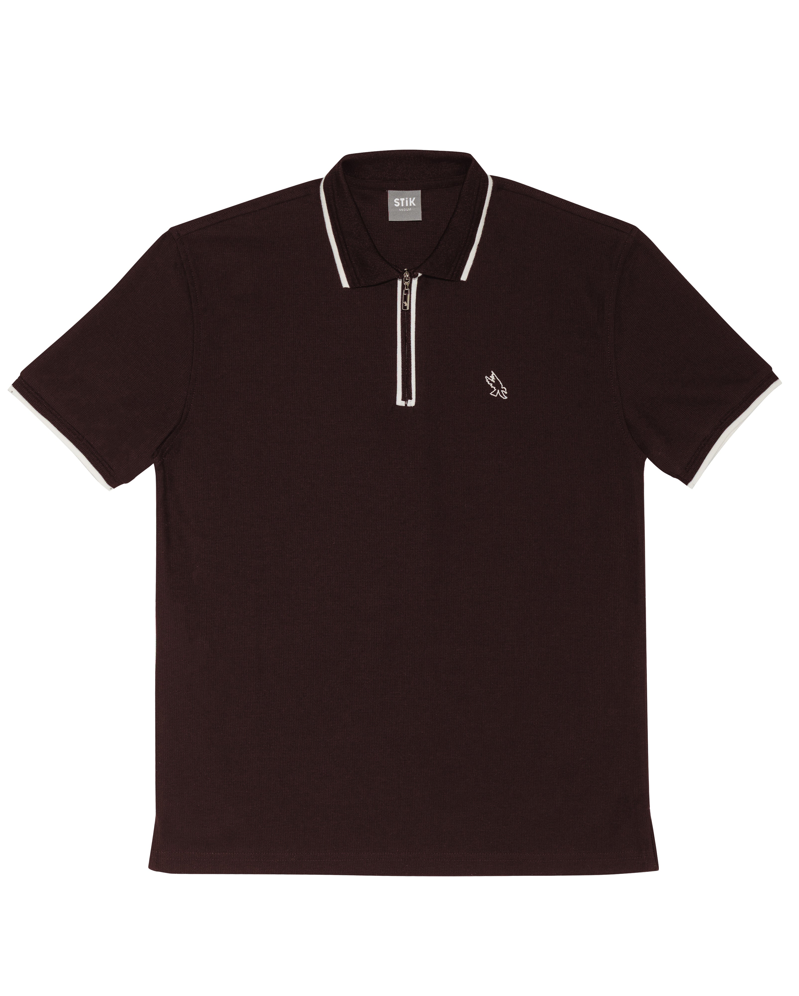 WAFFLE POLO ZIPP