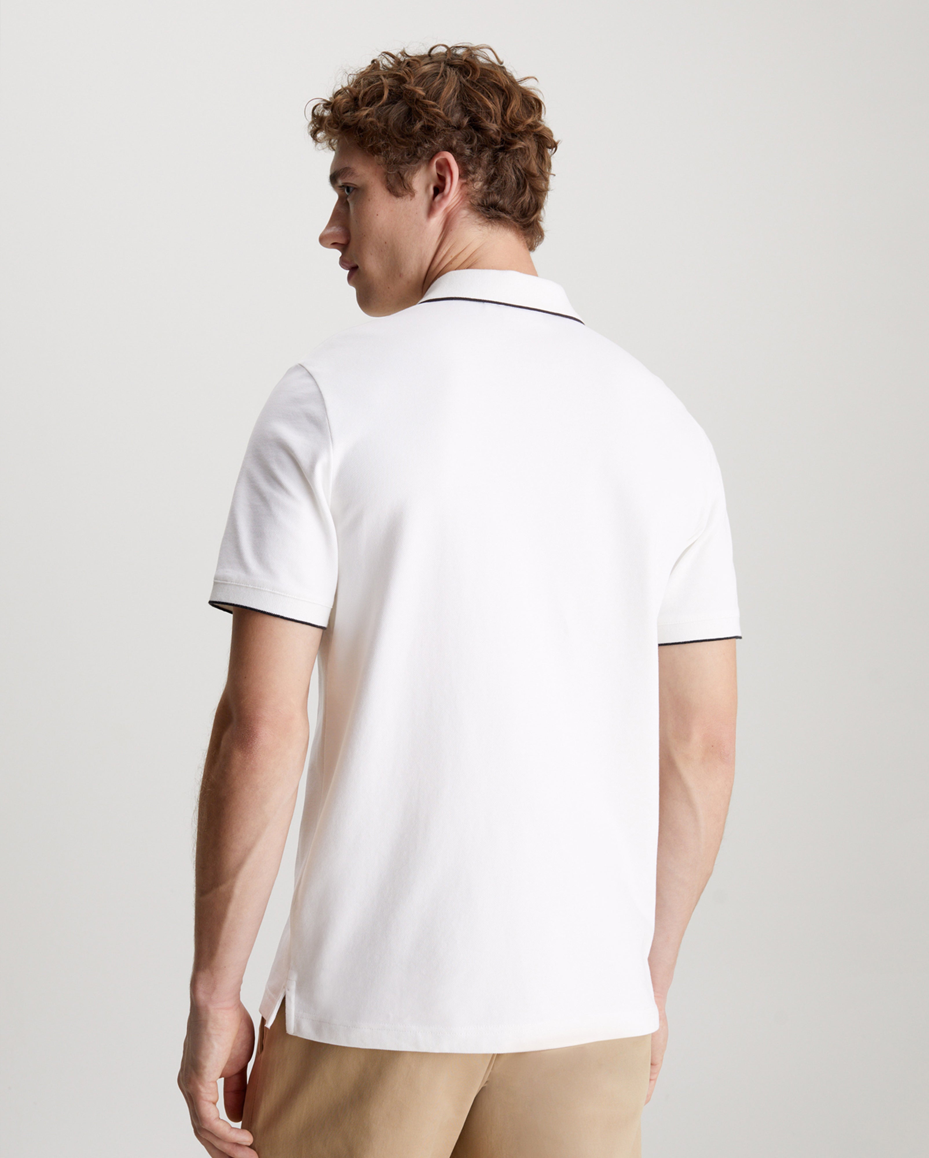 STRETCH PIQUE TIPPING POLO