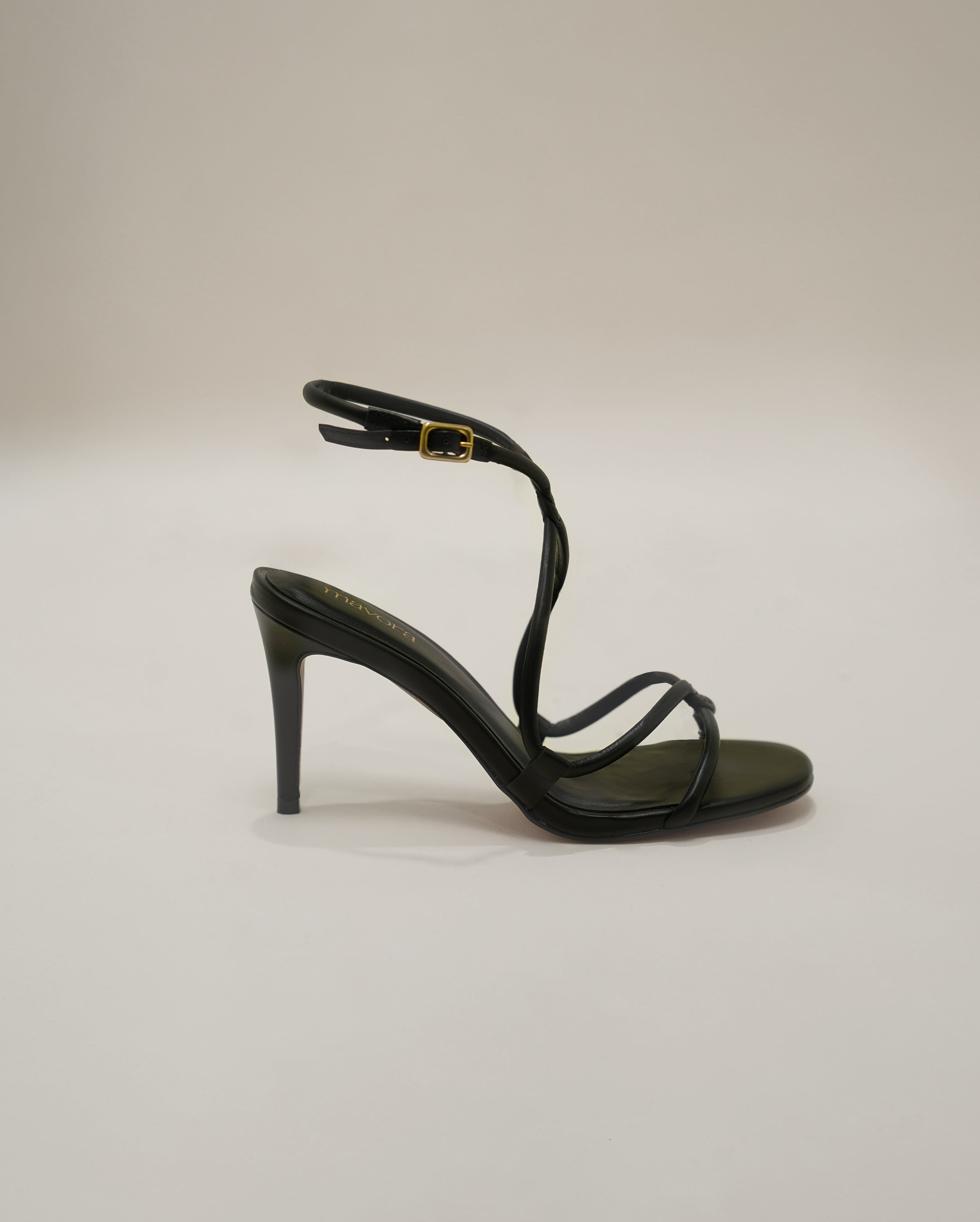 SANDALIAS DE TACÓN BLACK