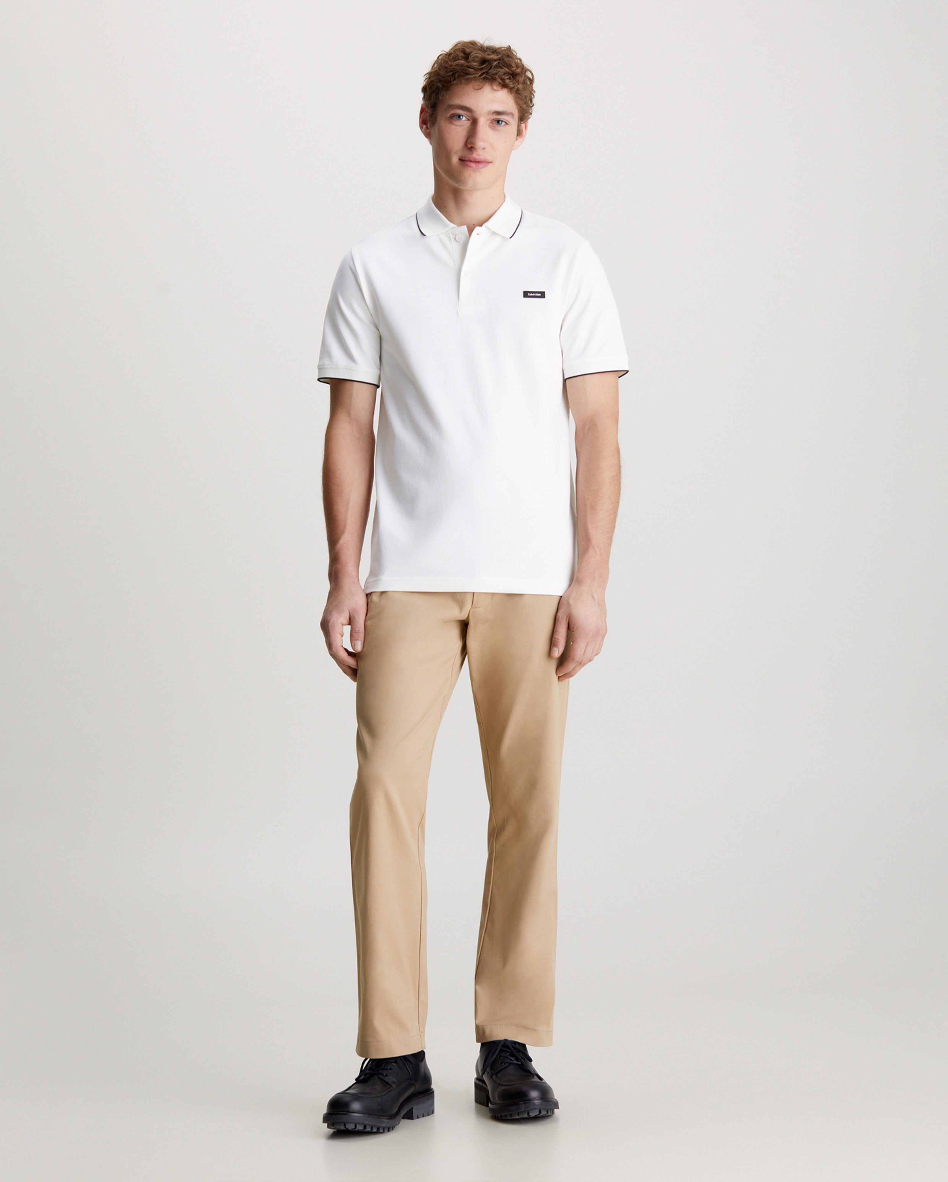 STRETCH PIQUE TIPPING POLO