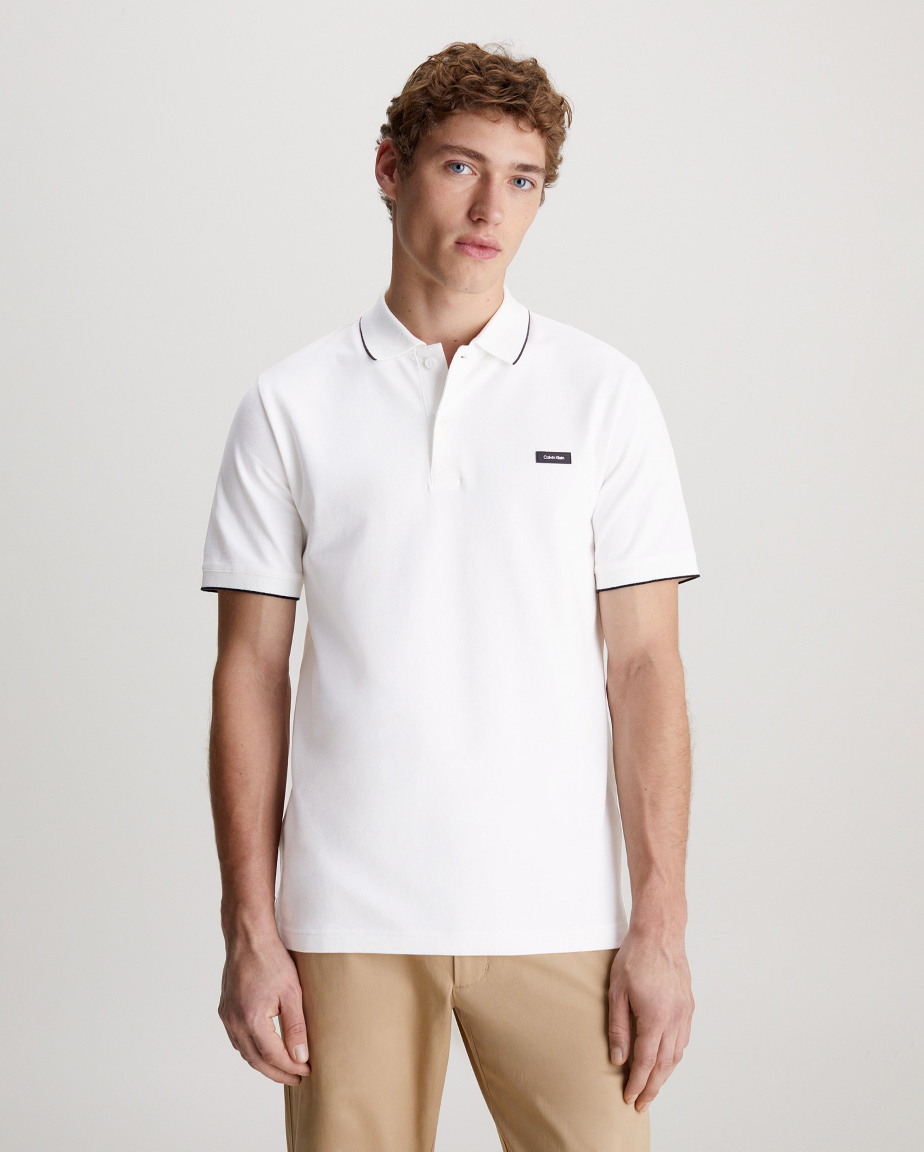 STRETCH PIQUE TIPPING POLO