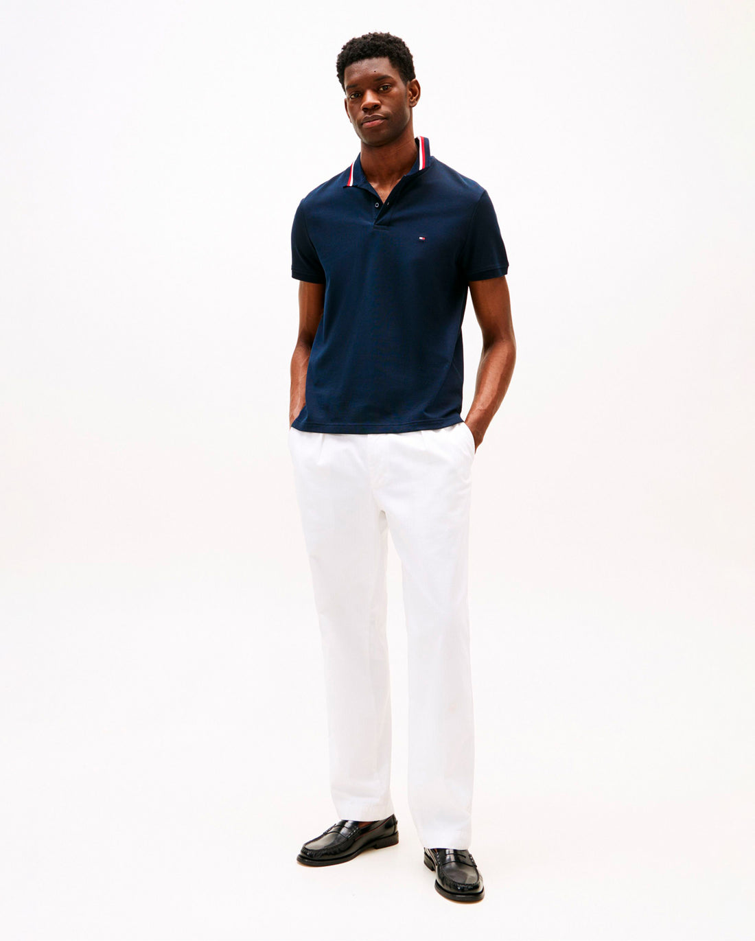 REGULAR FIT SIGNATURE COLLAR POLO SHIRT
