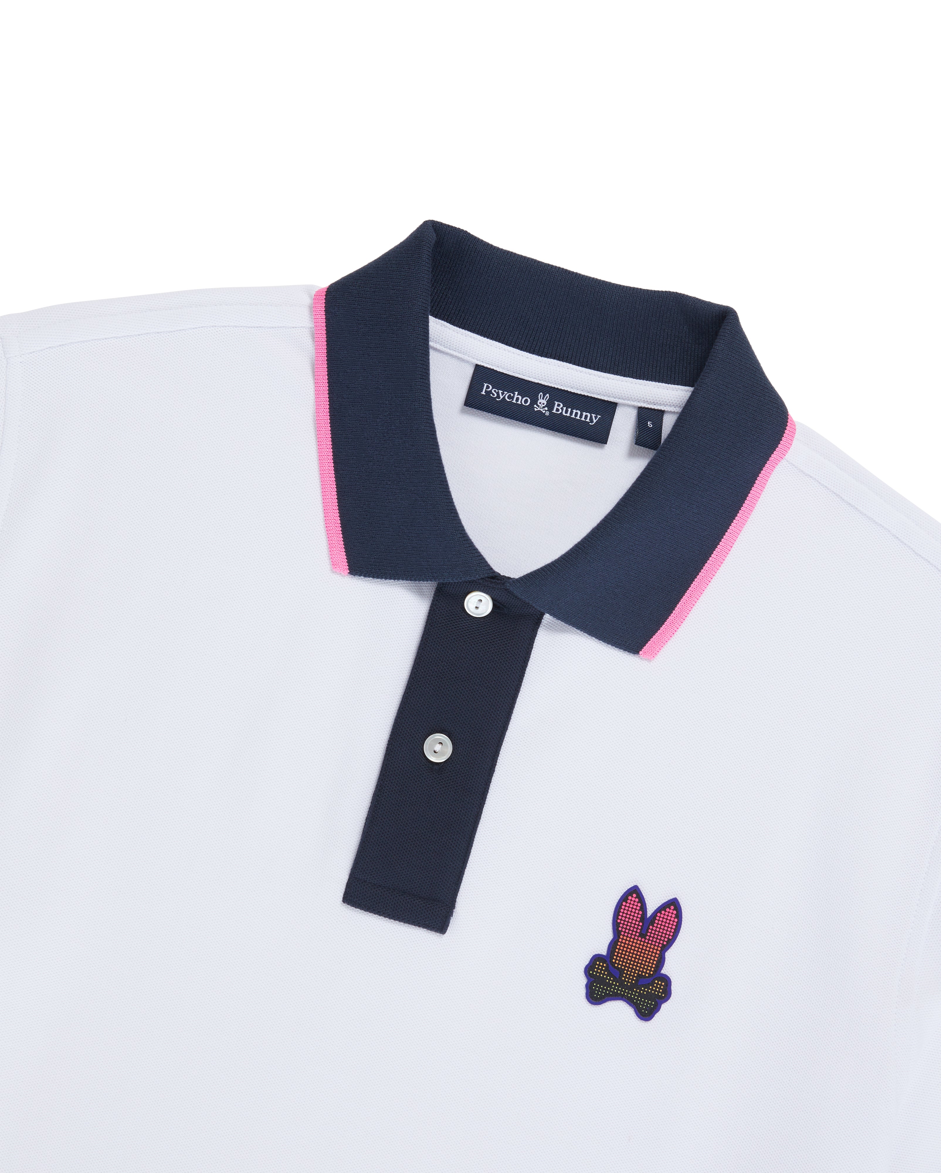 MENS STRYPE PIQUE FASHION POLO