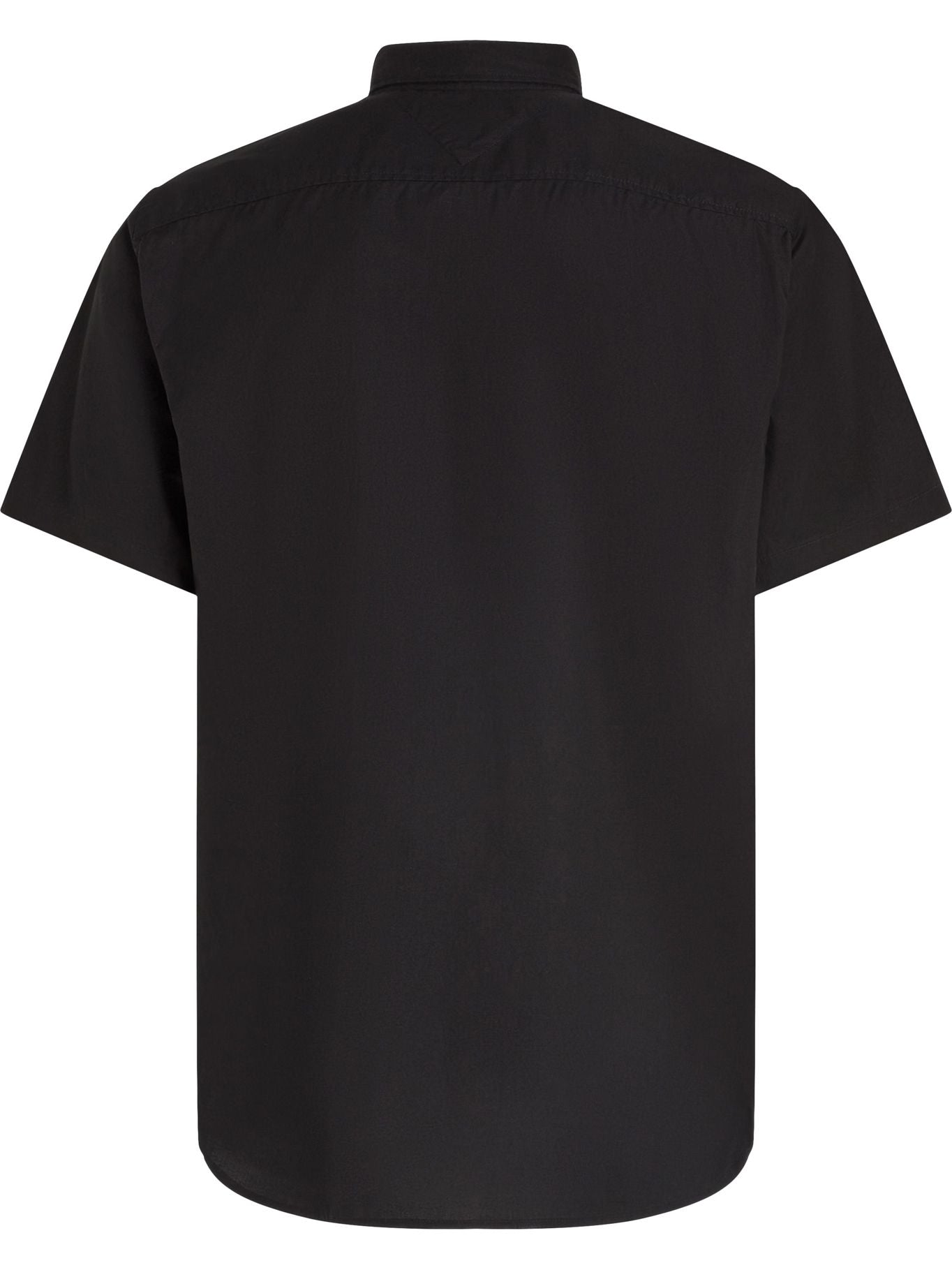 BLACK SHORT SLEEVE POPLIN SHIRT TH FLEX