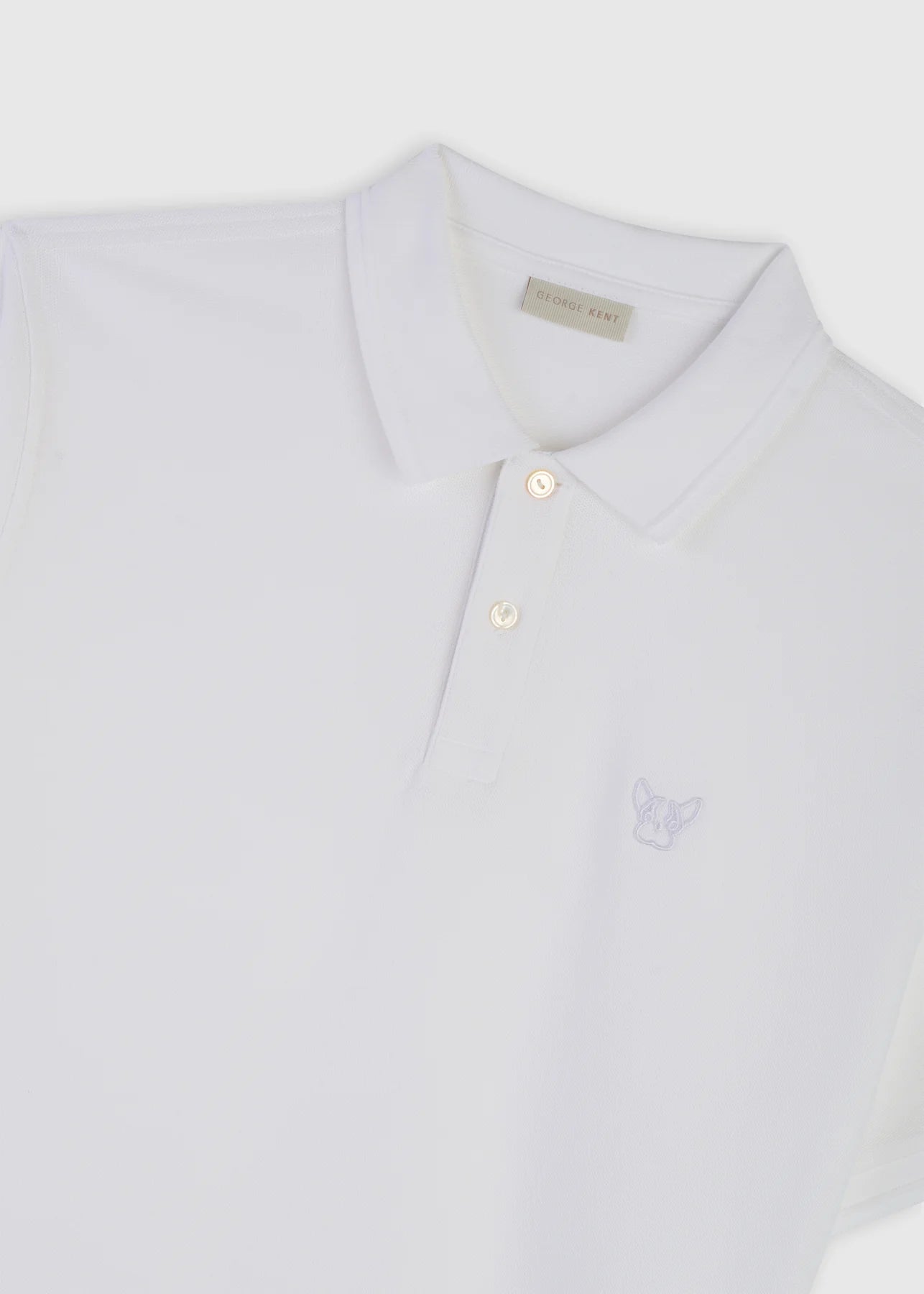 3D LOGO WHITE POLO