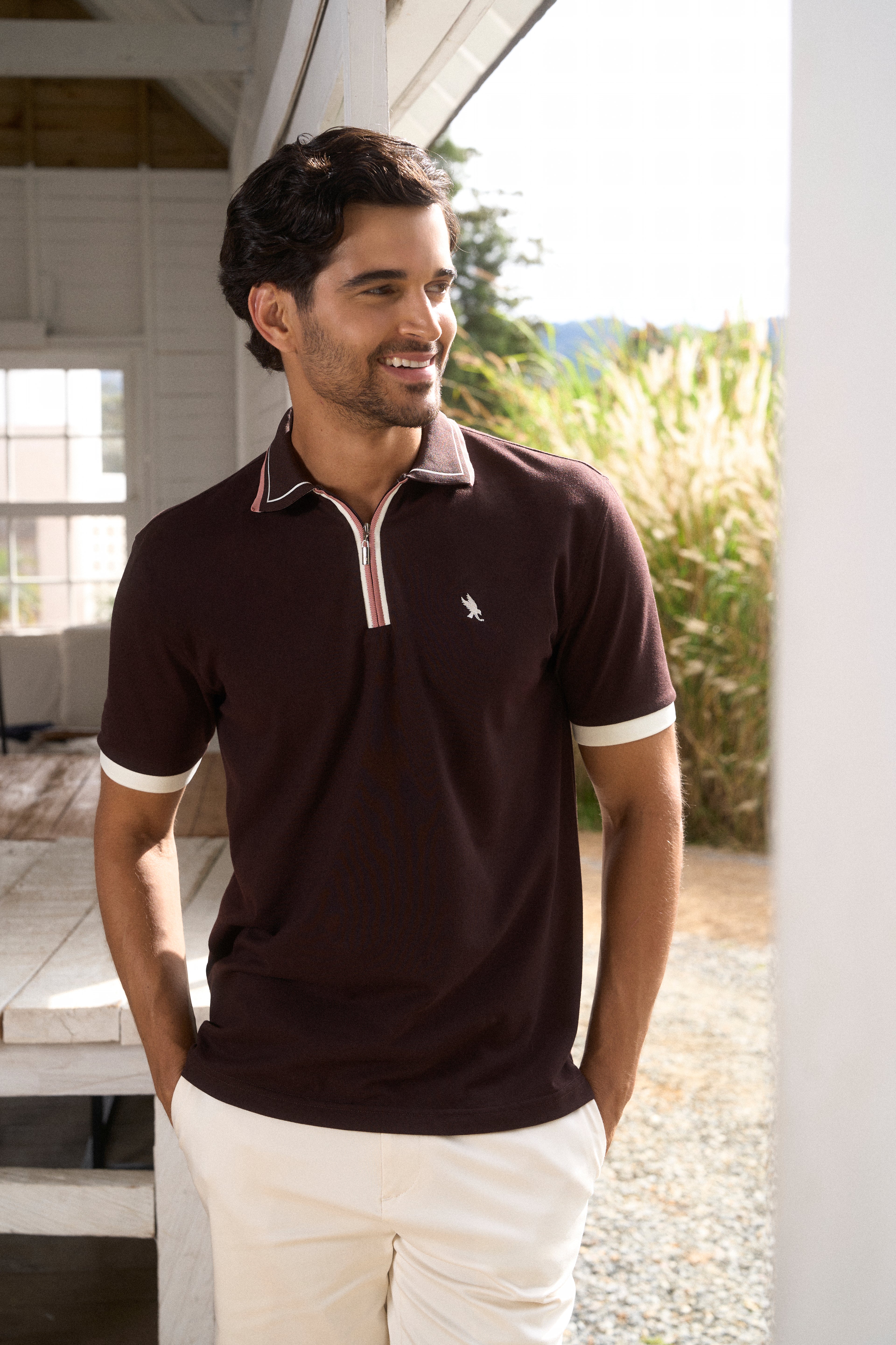 ZIPP DOUBLE LINE POLO