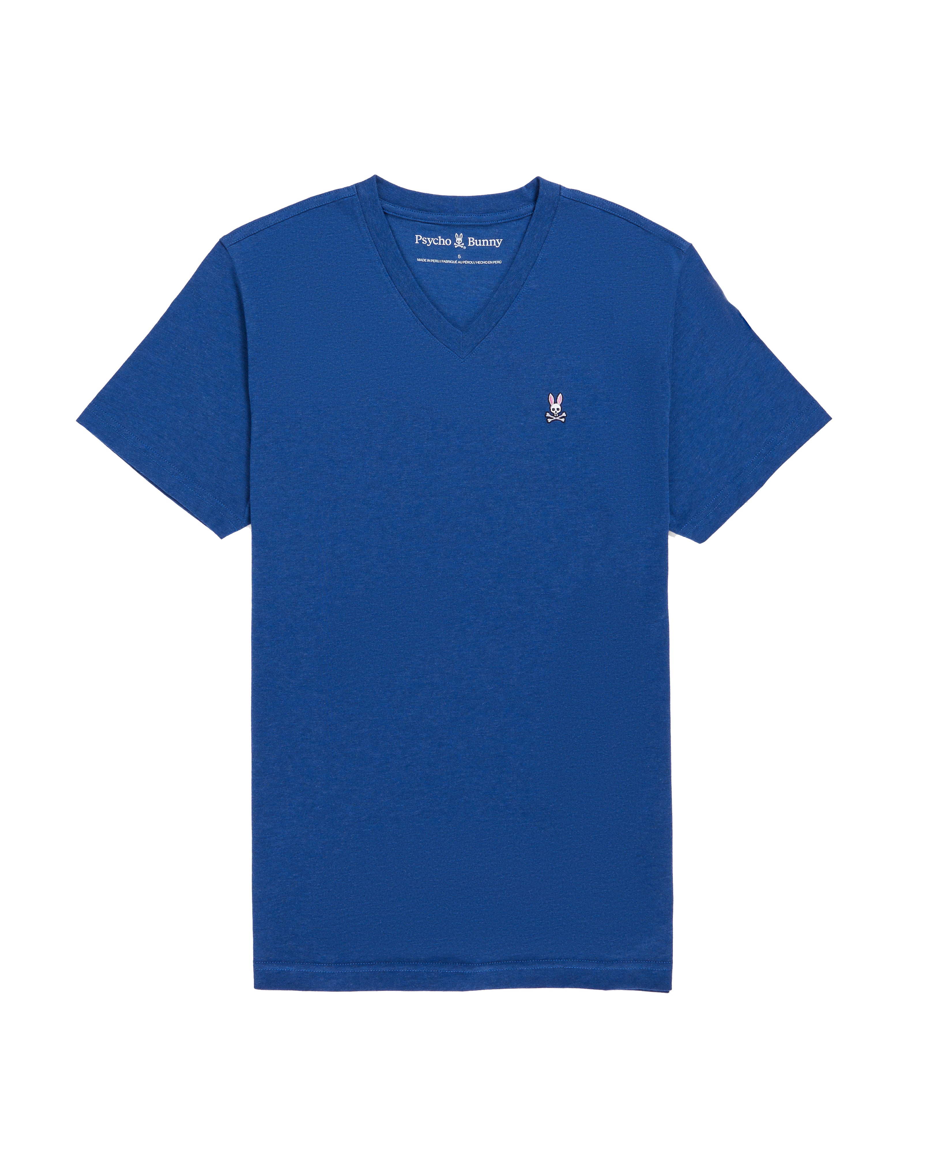 MENS HEATHER V NECK TEE
