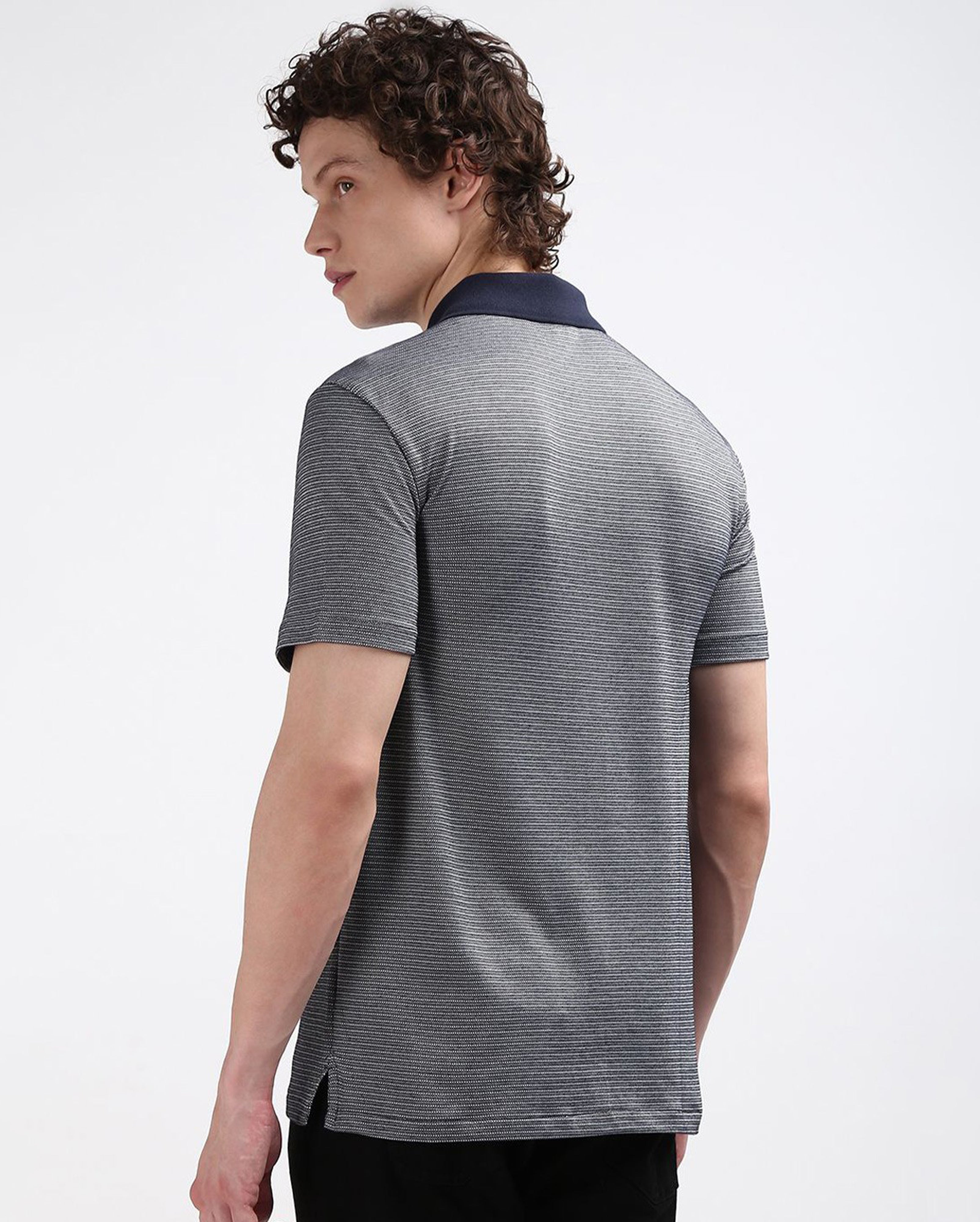 TEXTURED POLO FOR MEN