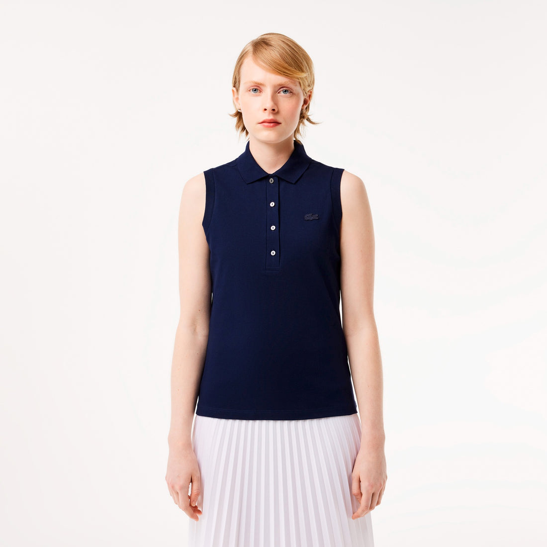 POLO SIN MANGAS LACOSTE DE MUJER
