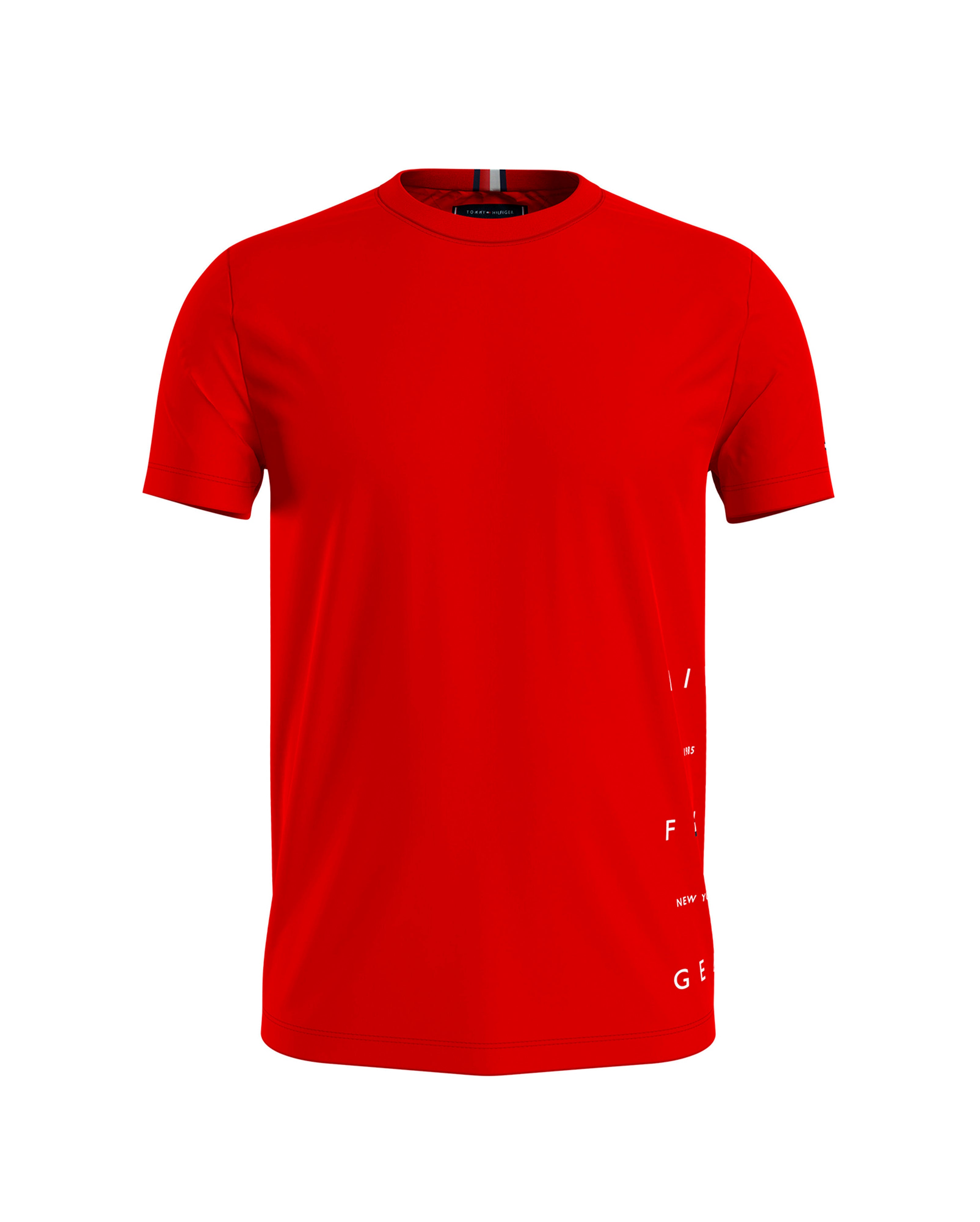 SPACED OFF PLACEMENT TEE