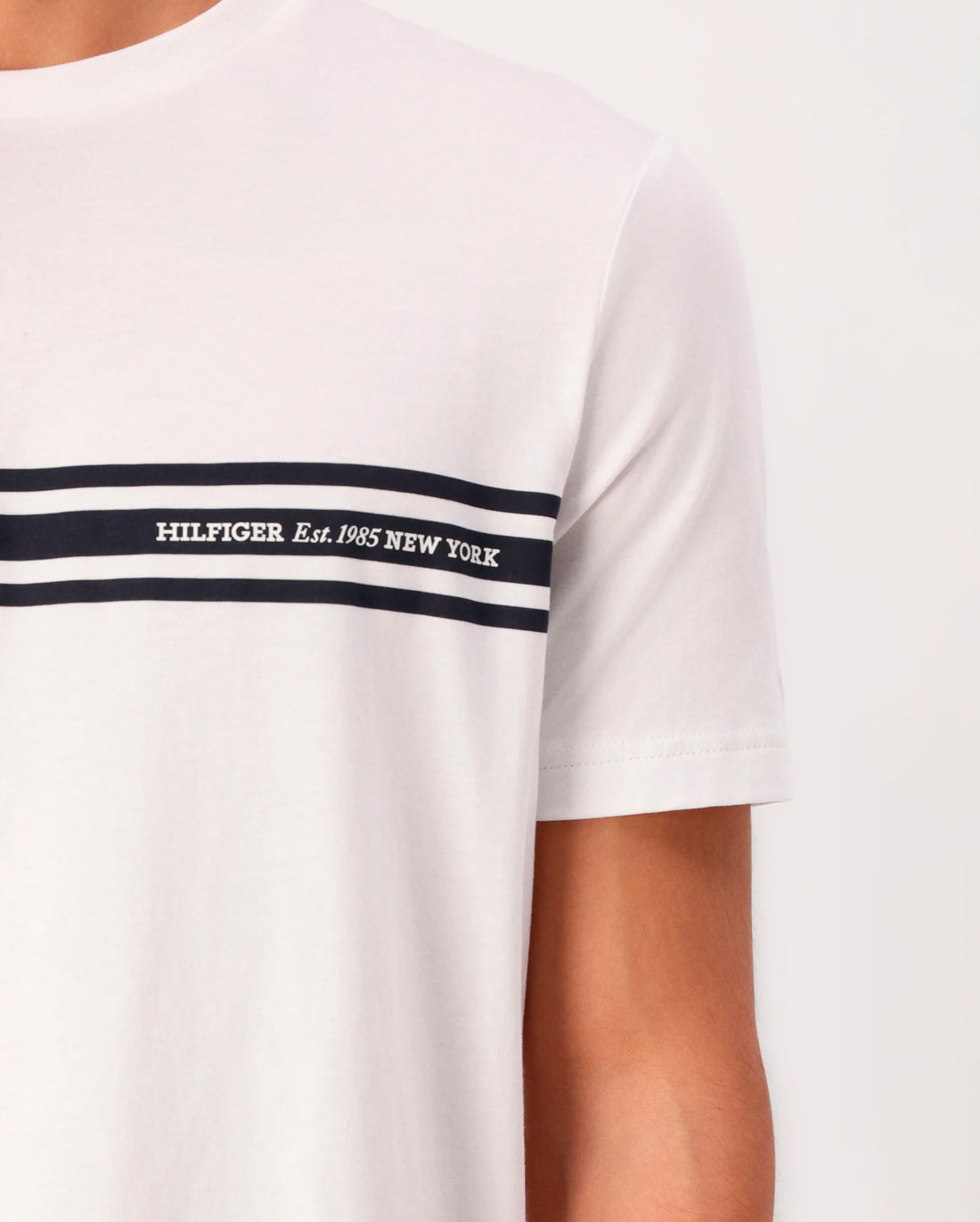 CENTRAL CHEST STRIPE TEE