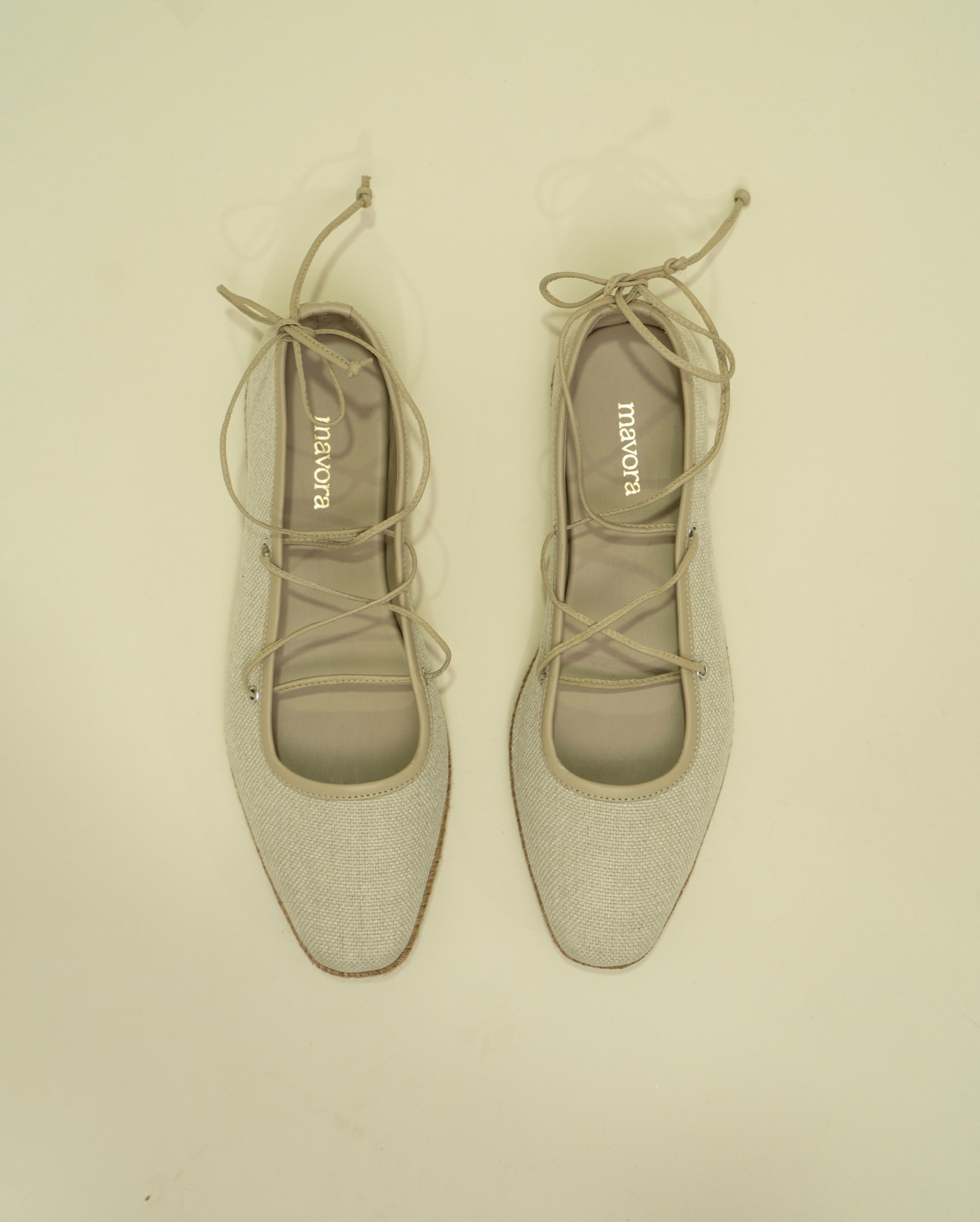 NINA BEIGE FLATS