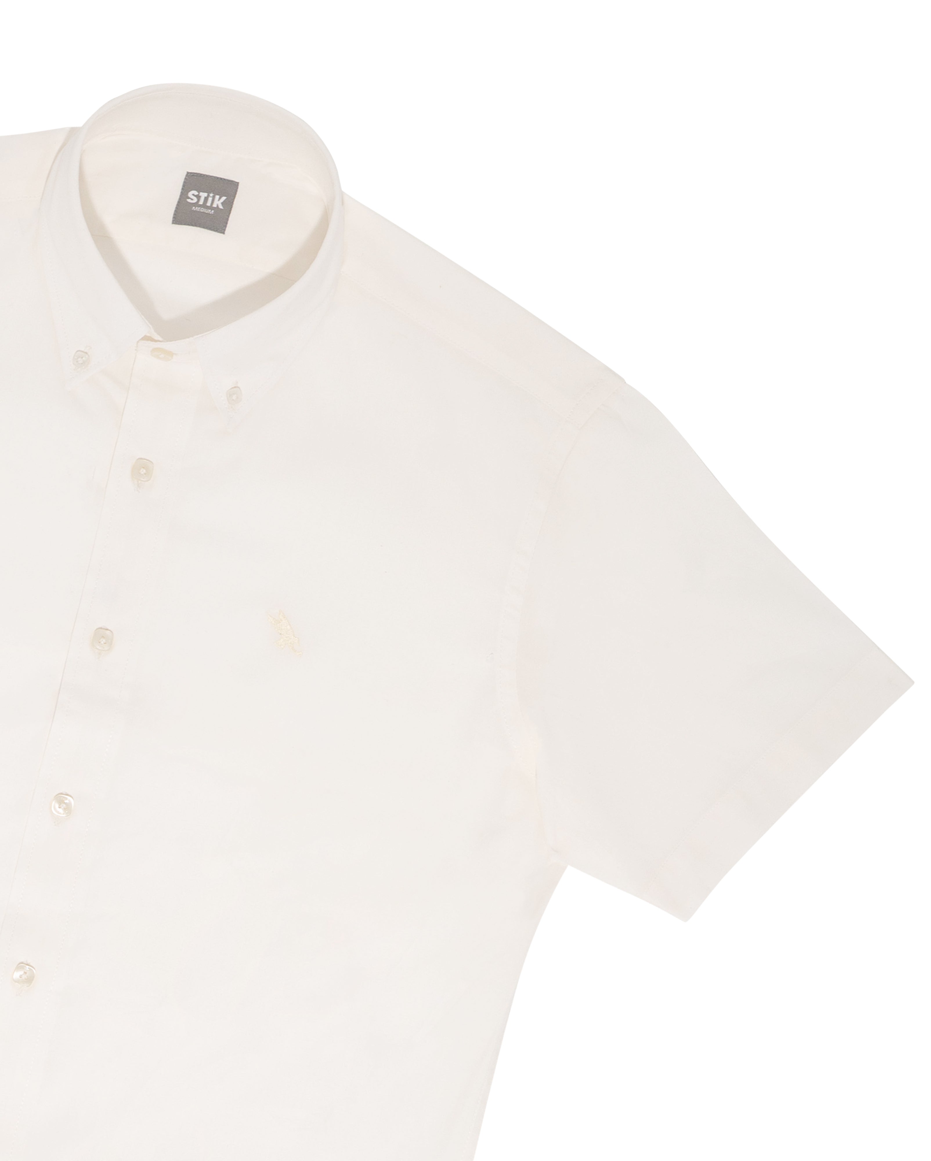 CAMISA MANGA CORTA IVORY