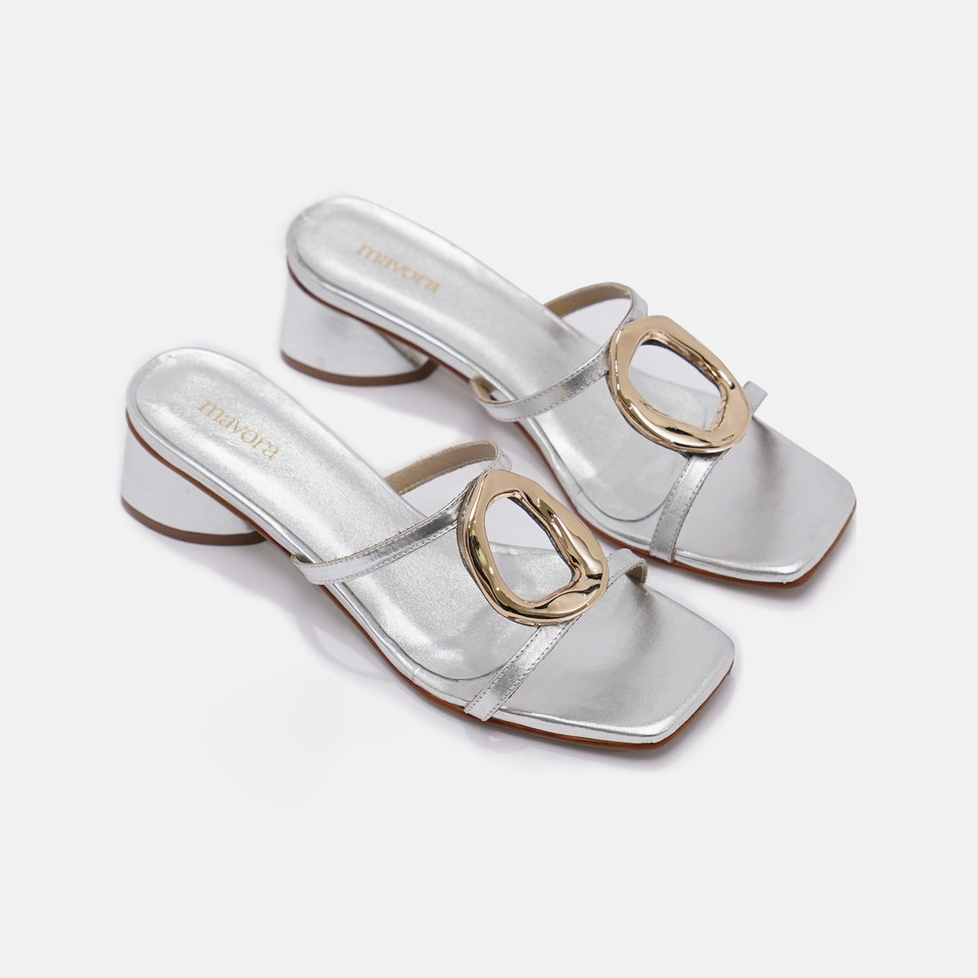 ELIA SILVER SANDALS