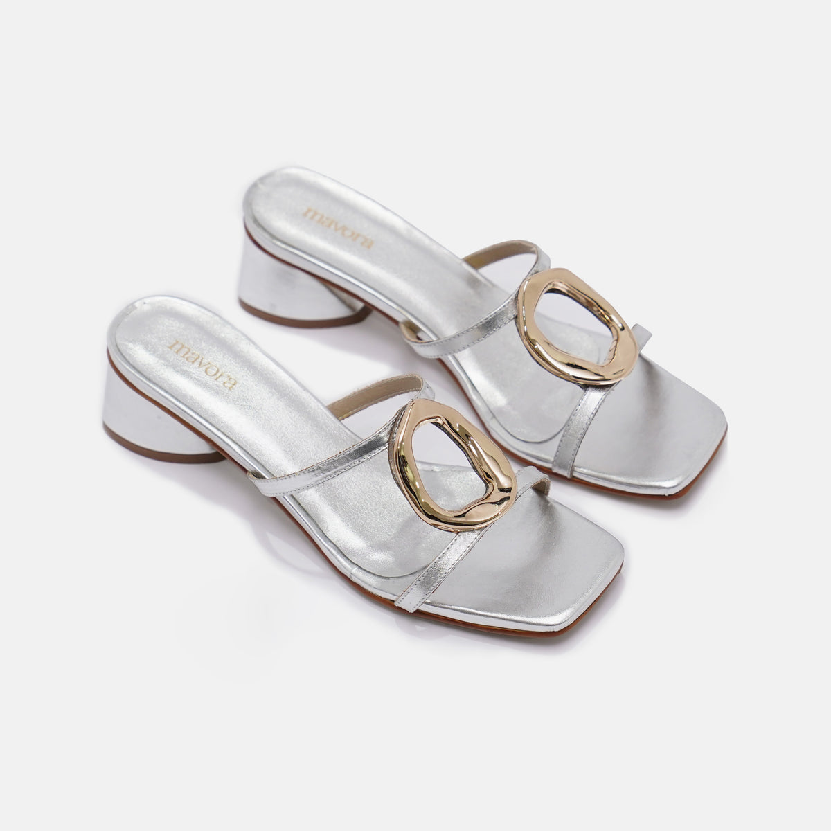 ELIA SILVER SANDALS