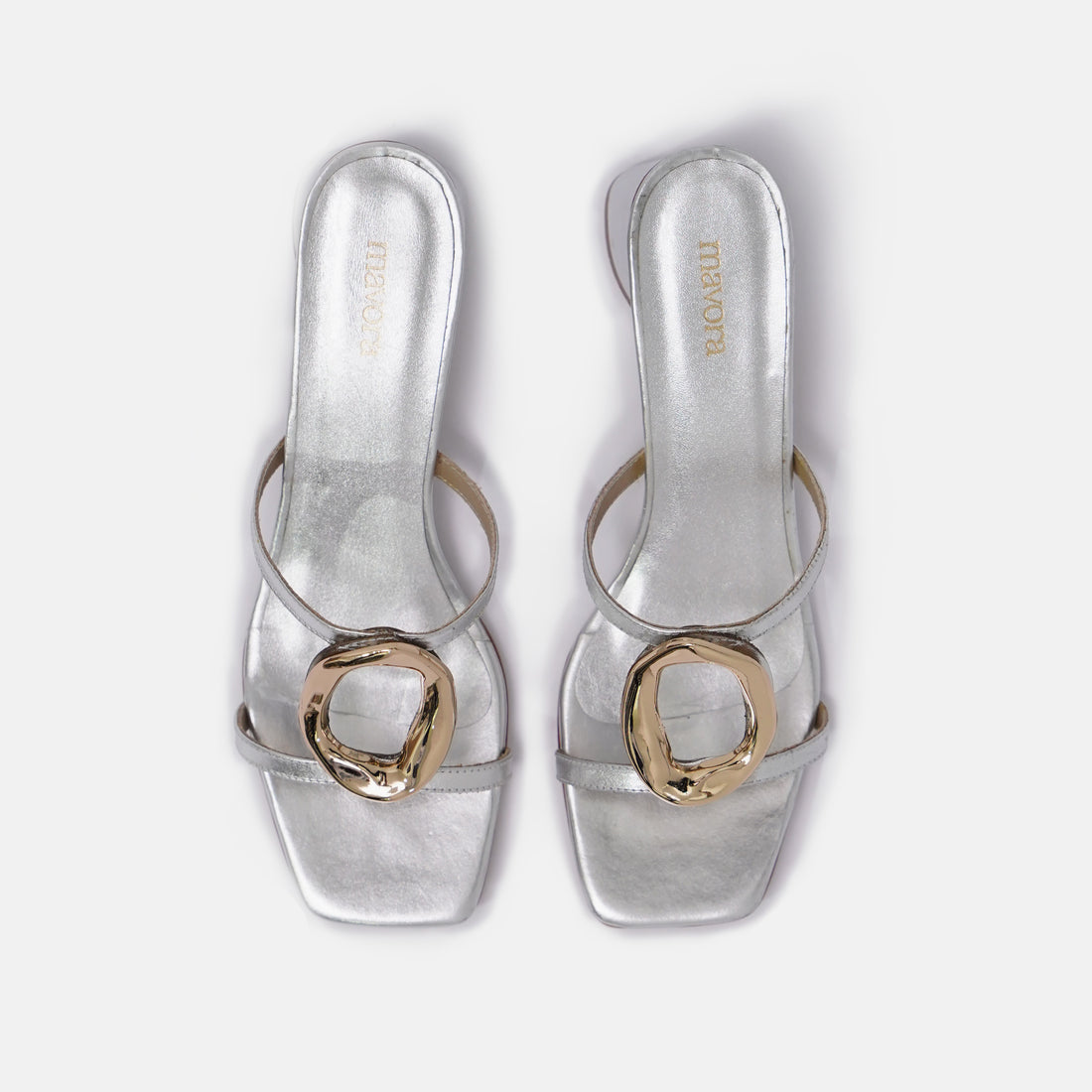ELIA SILVER SANDALS