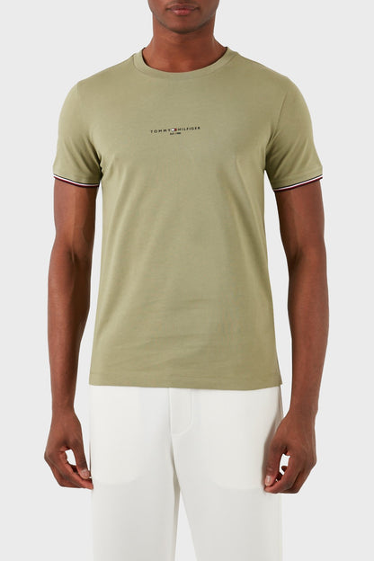 TOMMY LOGO TIPPED TEE