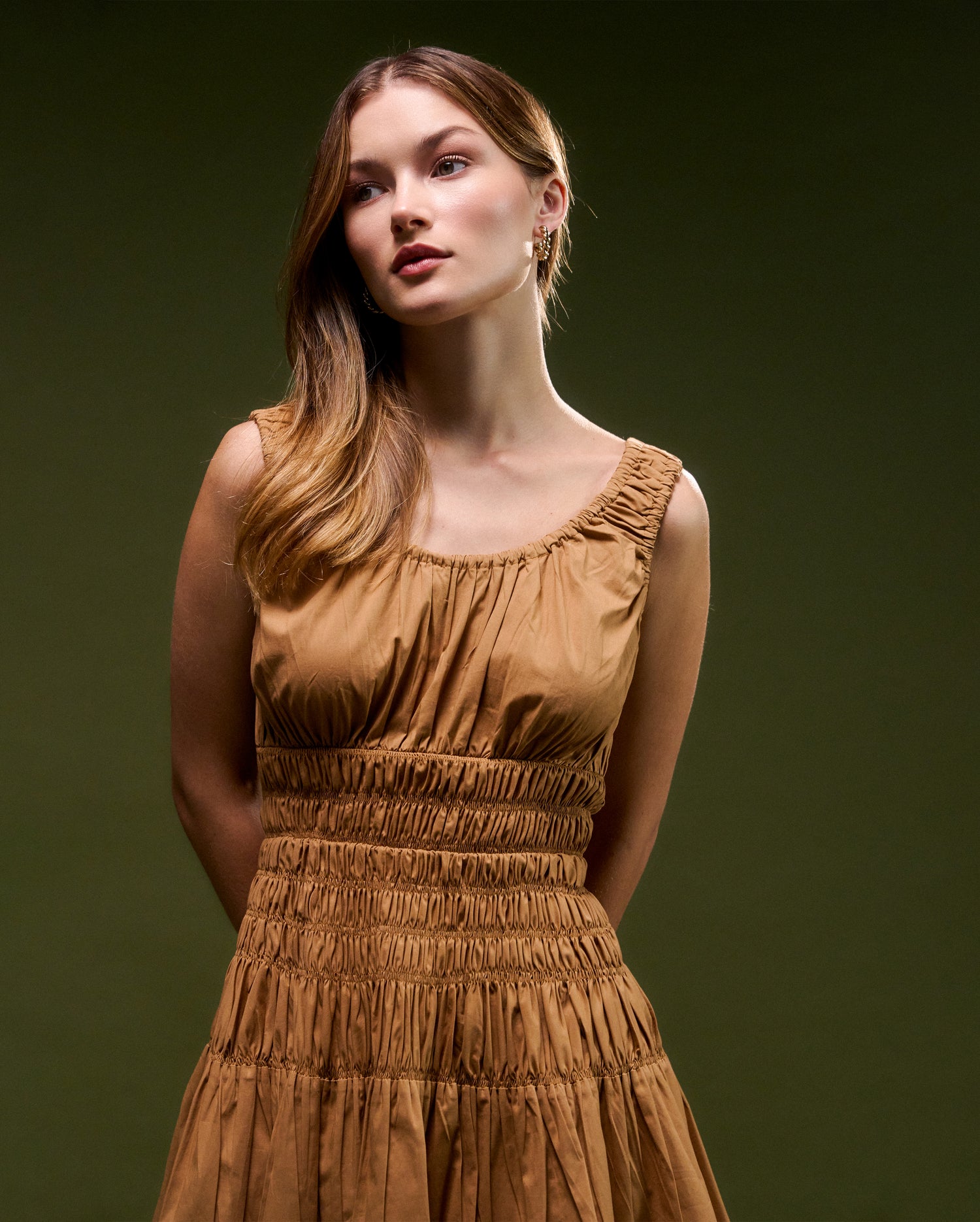 SOPHIE CAMEL DRESS