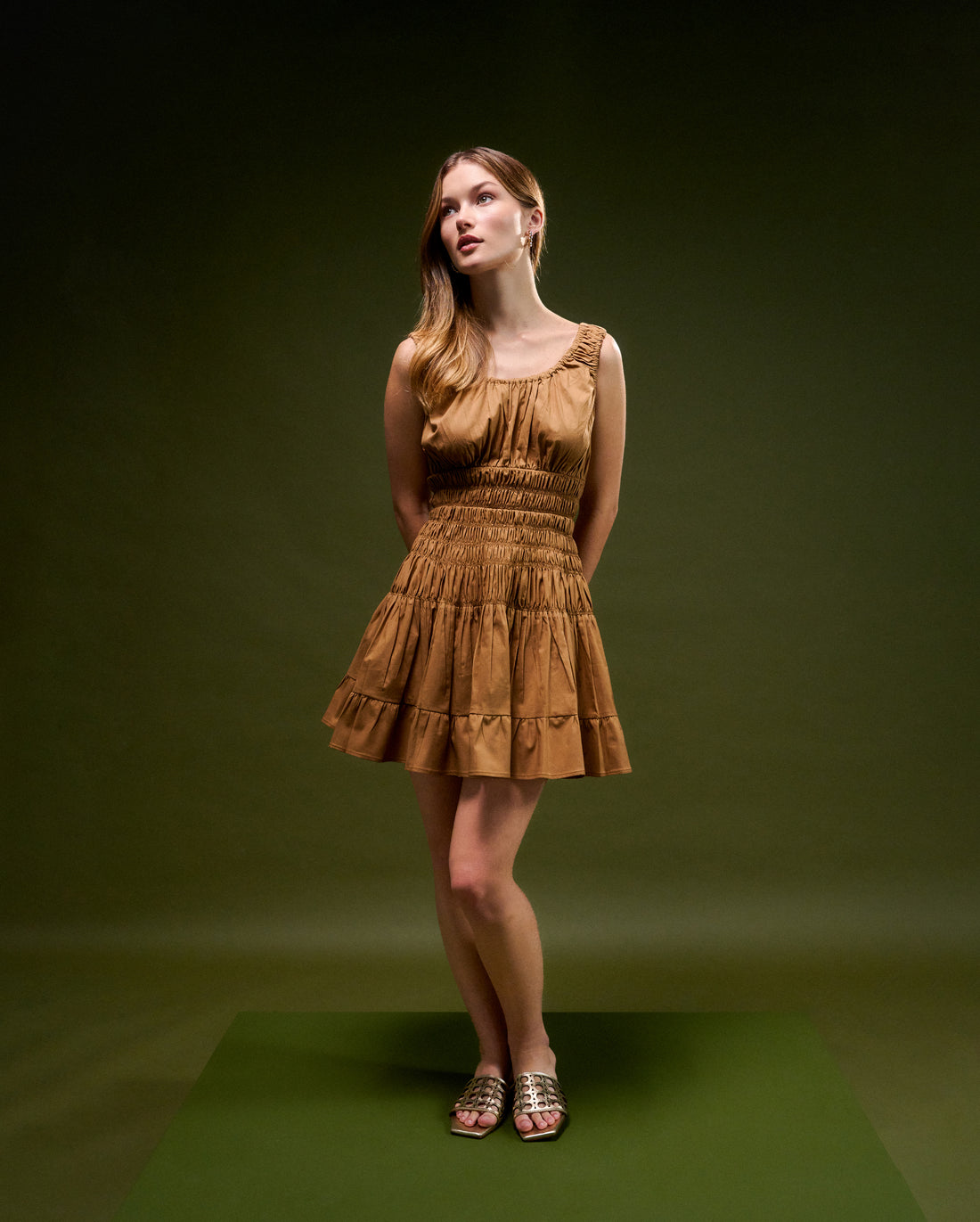 SOPHIE CAMEL DRESS