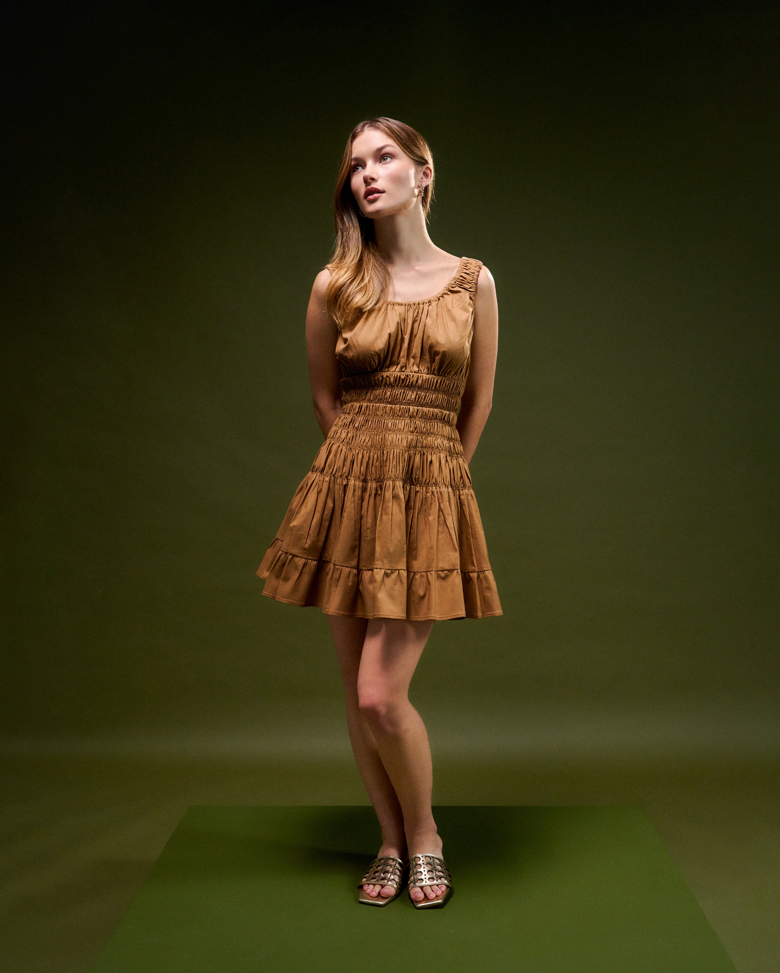 SOPHIE CAMEL DRESS