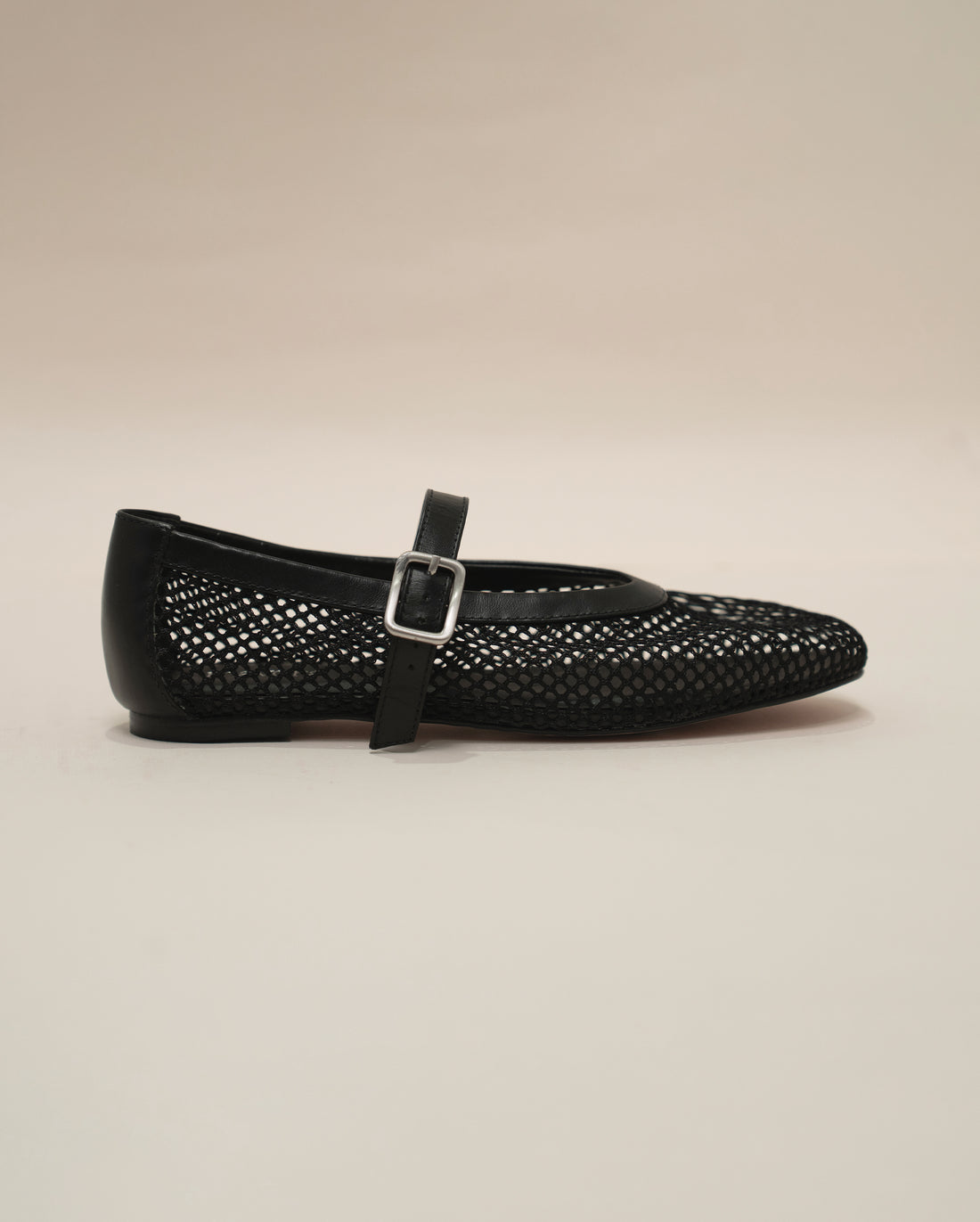 MESH BLACK FLATS