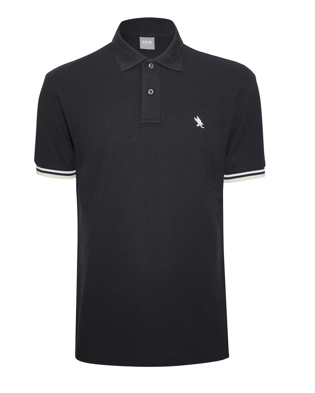 STRIPED CUFF POLO