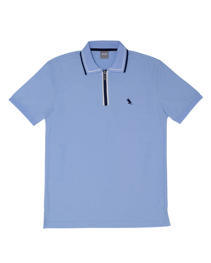 DOUBLE LINE ZIPP POLO