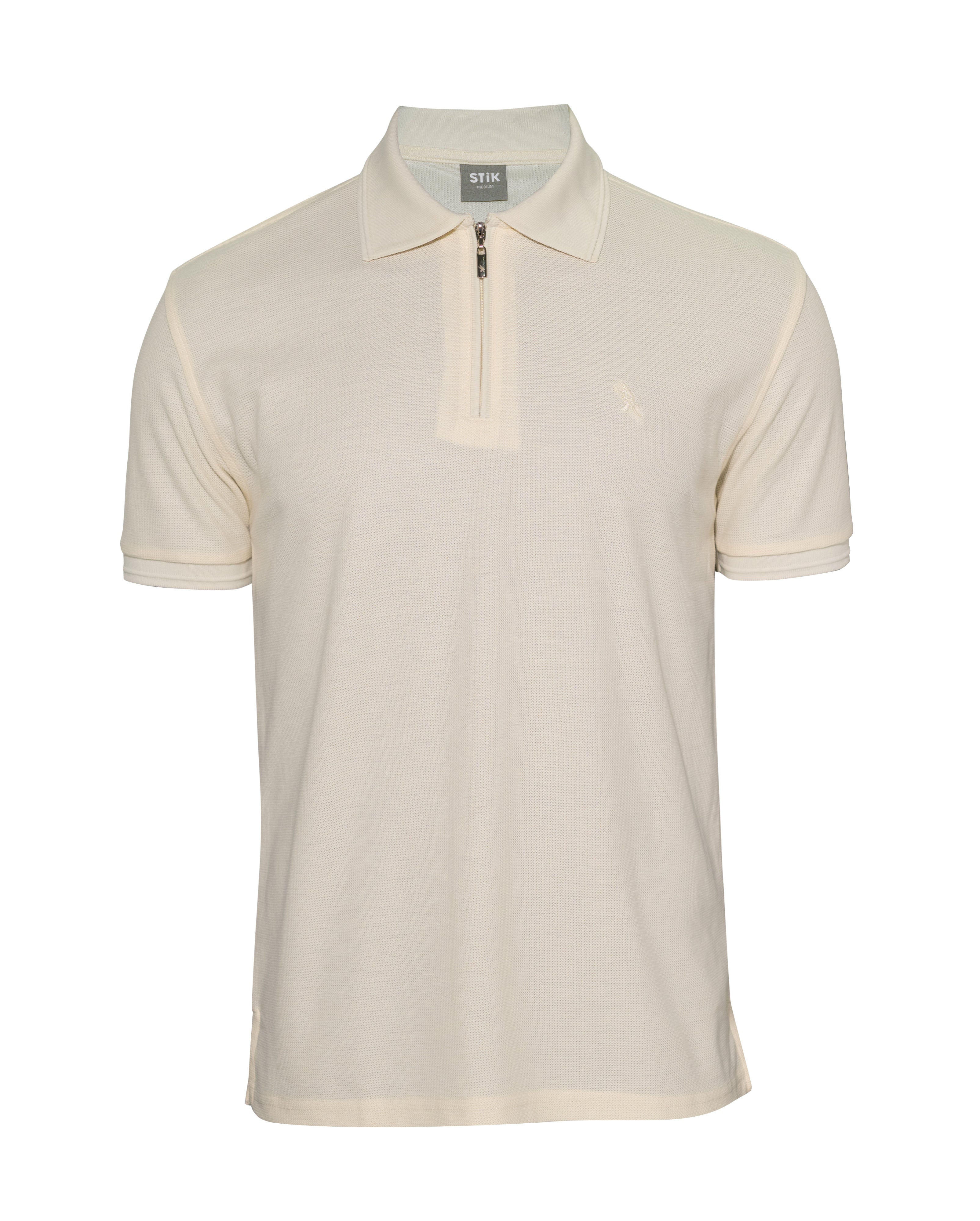 WAFFLE ZIPP POLO