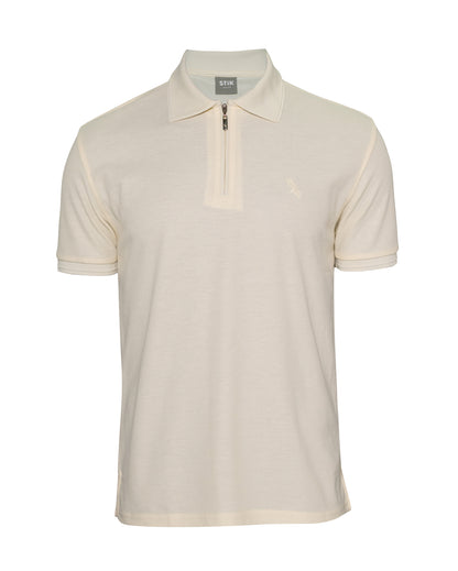 WAFFLE ZIPP POLO