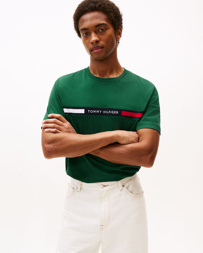 HILFIGER CHEST INSERT TEE