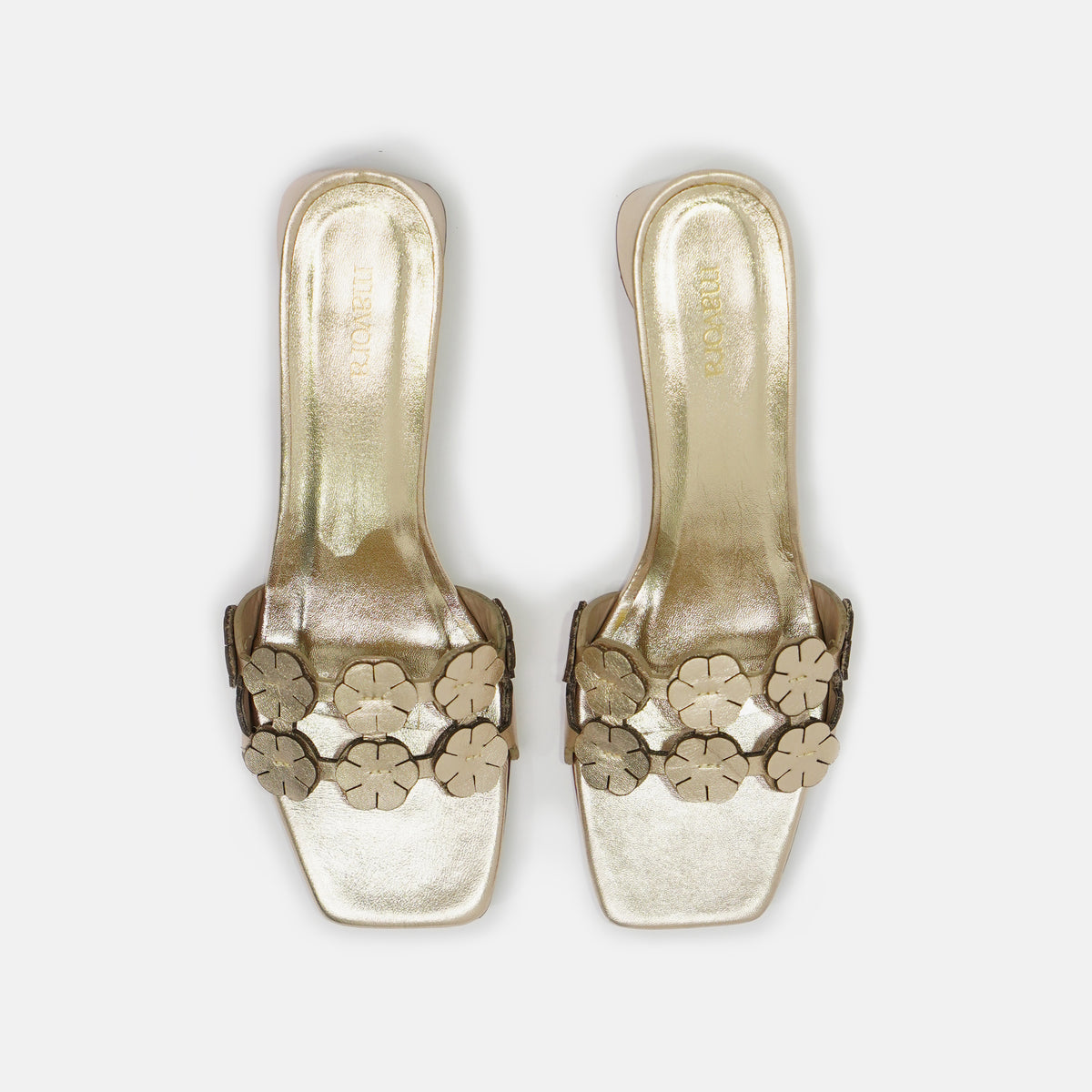 FLORA GOLD SANDALS