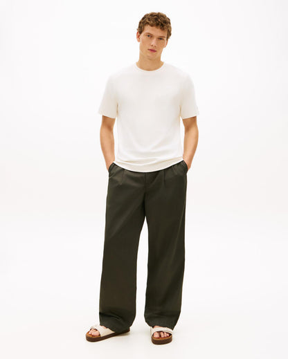 SCRIPT LIGHT INTERLOCK TEE