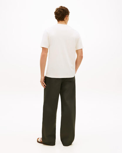 SCRIPT LIGHT INTERLOCK TEE