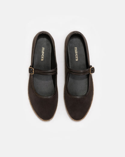 IVY CHOCOLATE FLATS