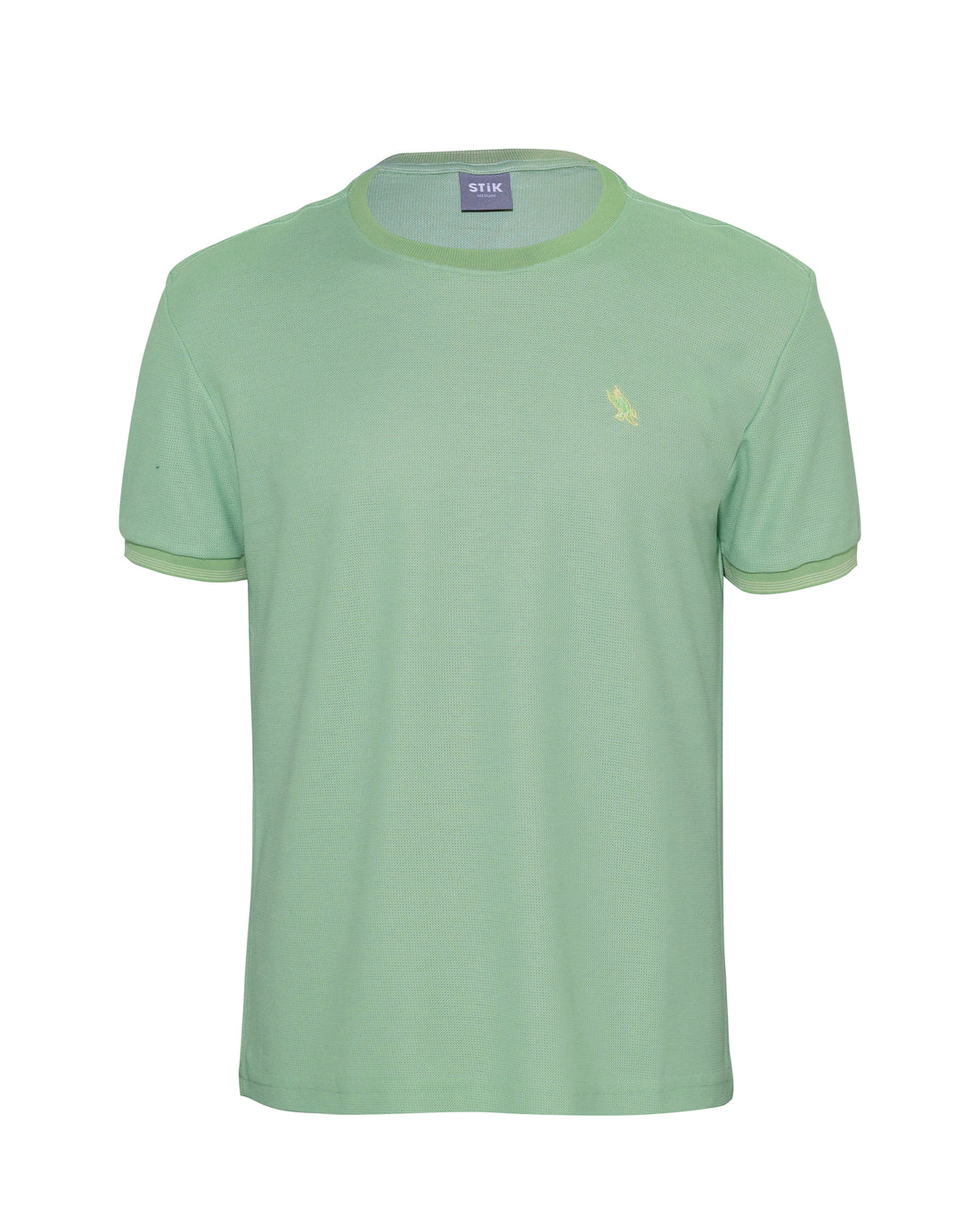 WAFFLE STRIPE CUFF T-SHIRT