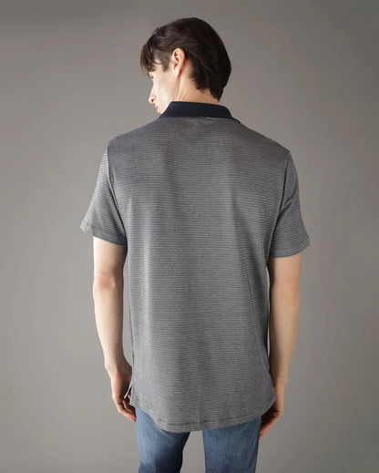 TEXTURED POLO FOR MEN