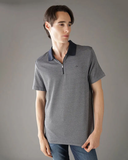 TEXTURED POLO FOR MEN