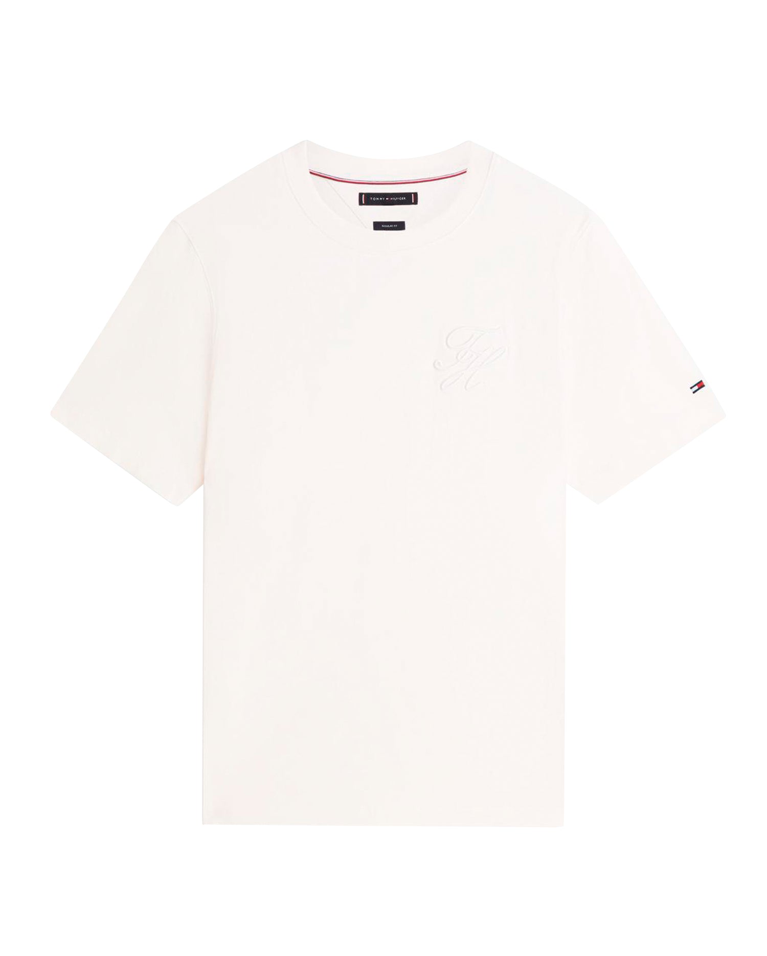 SCRIPT LIGHT INTERLOCK TEE