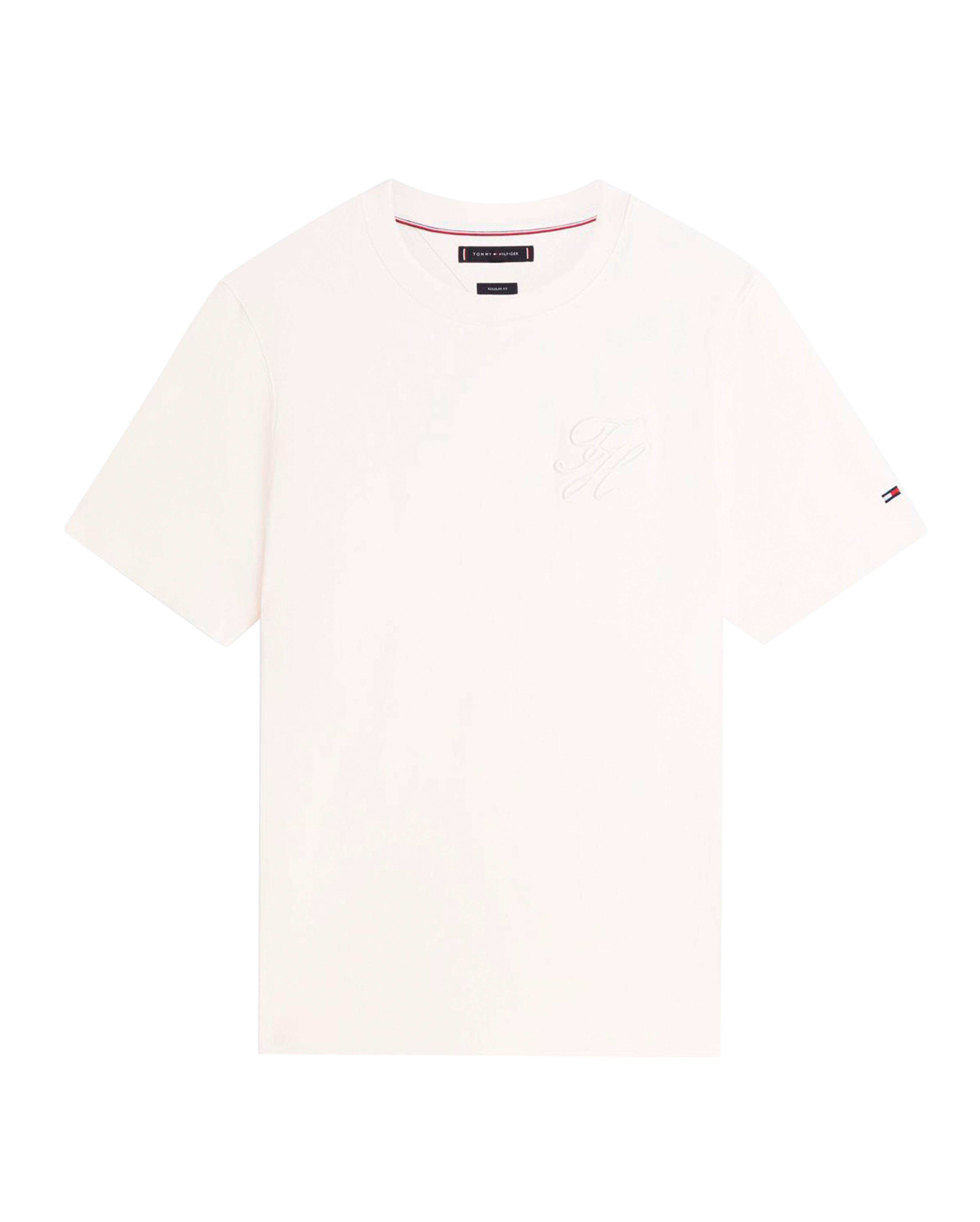 SCRIPT LIGHT INTERLOCK TEE