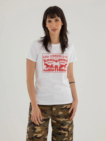 2-HORSE GRAPHIC T-SHIRT PARA MUJER